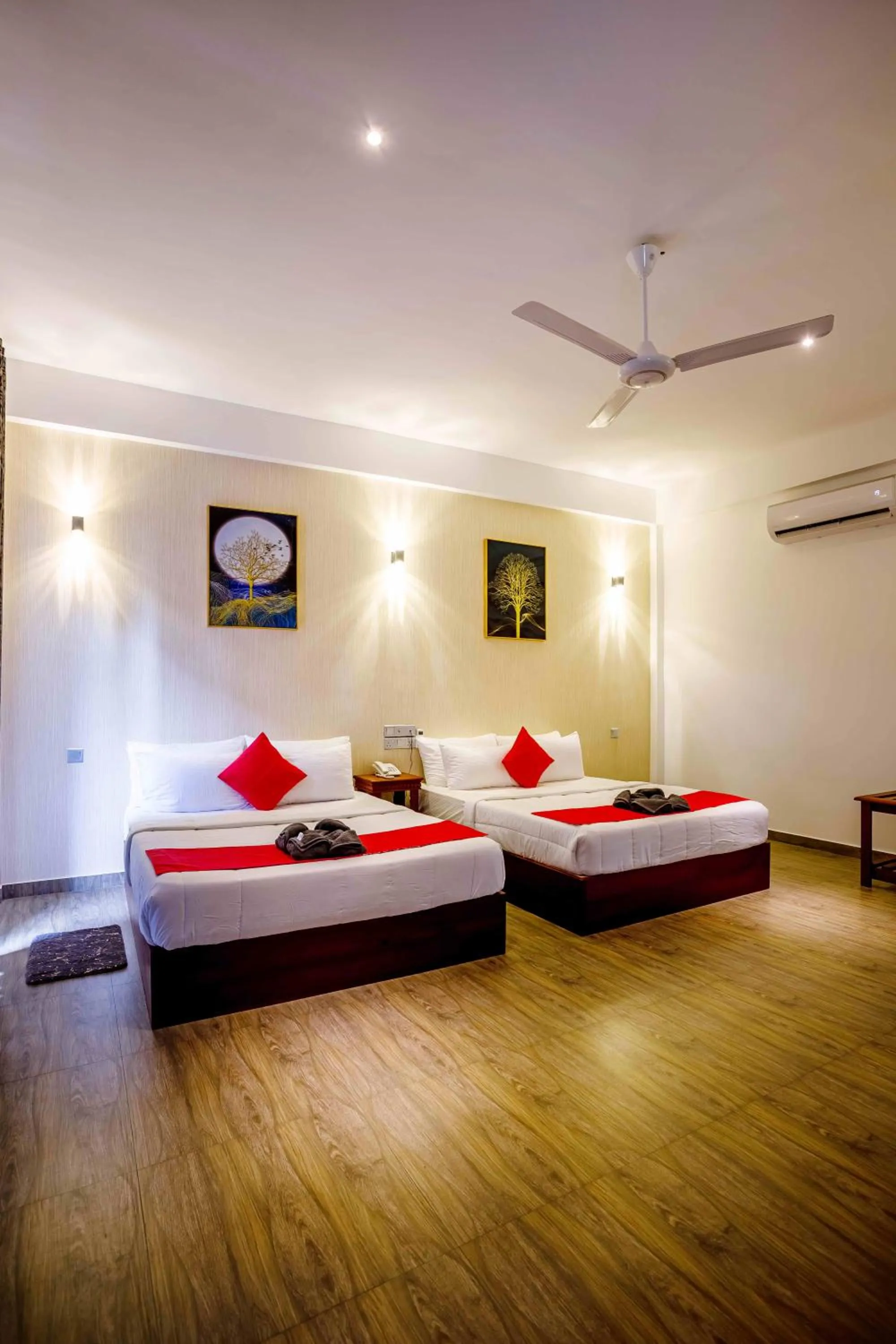 Bedroom, Bed in Polhena Grand Resort & Banquet