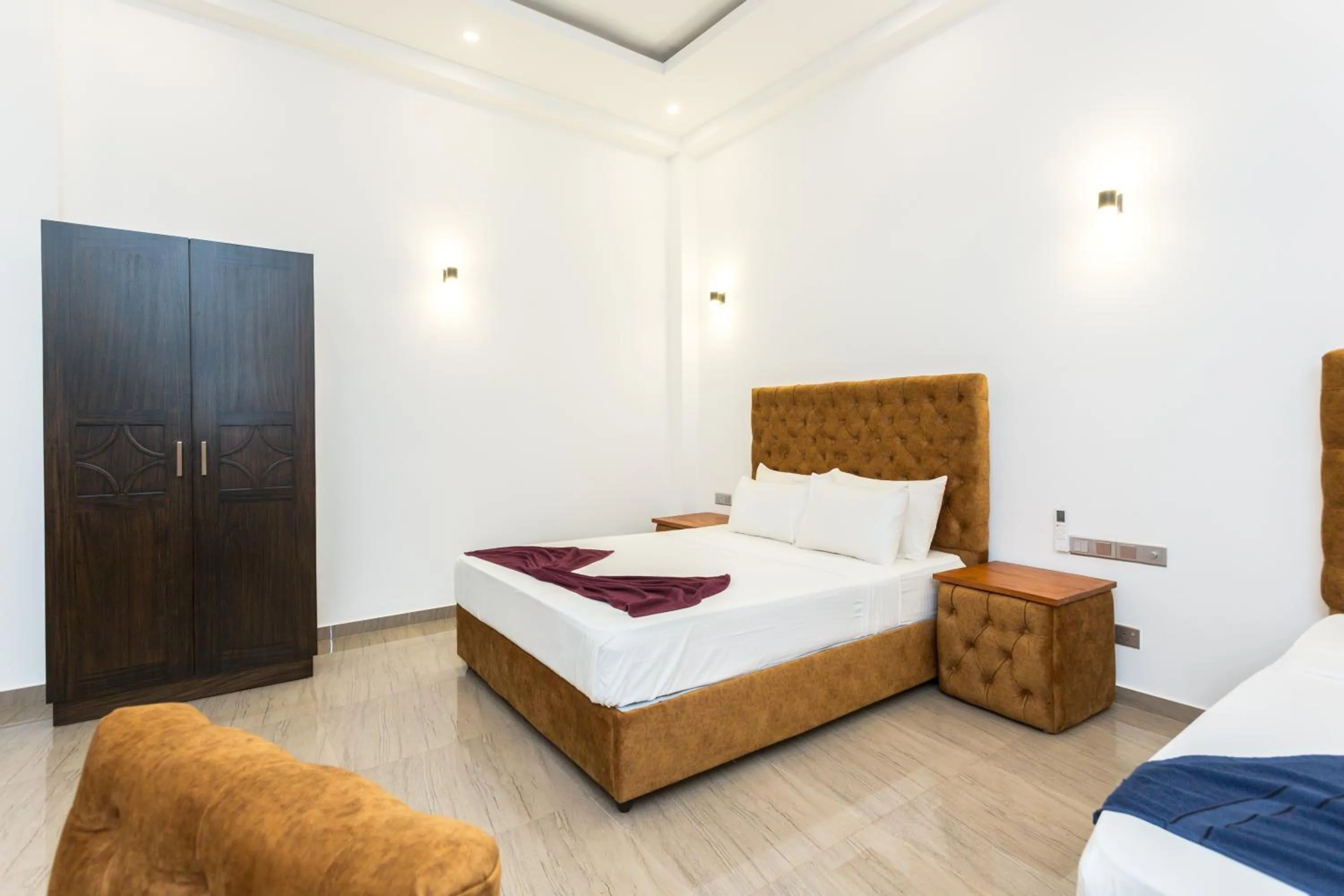 Bedroom, Bed in Polhena Grand Resort & Banquet