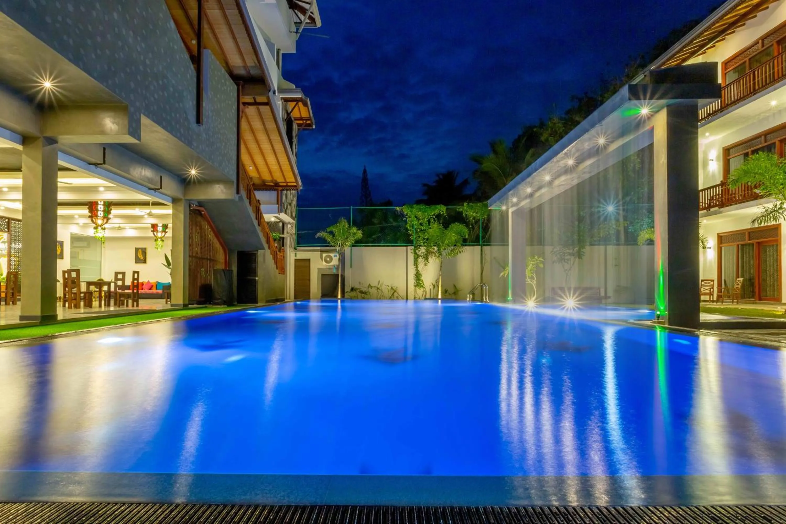 Swimming pool in Polhena Grand Resort & Banquet