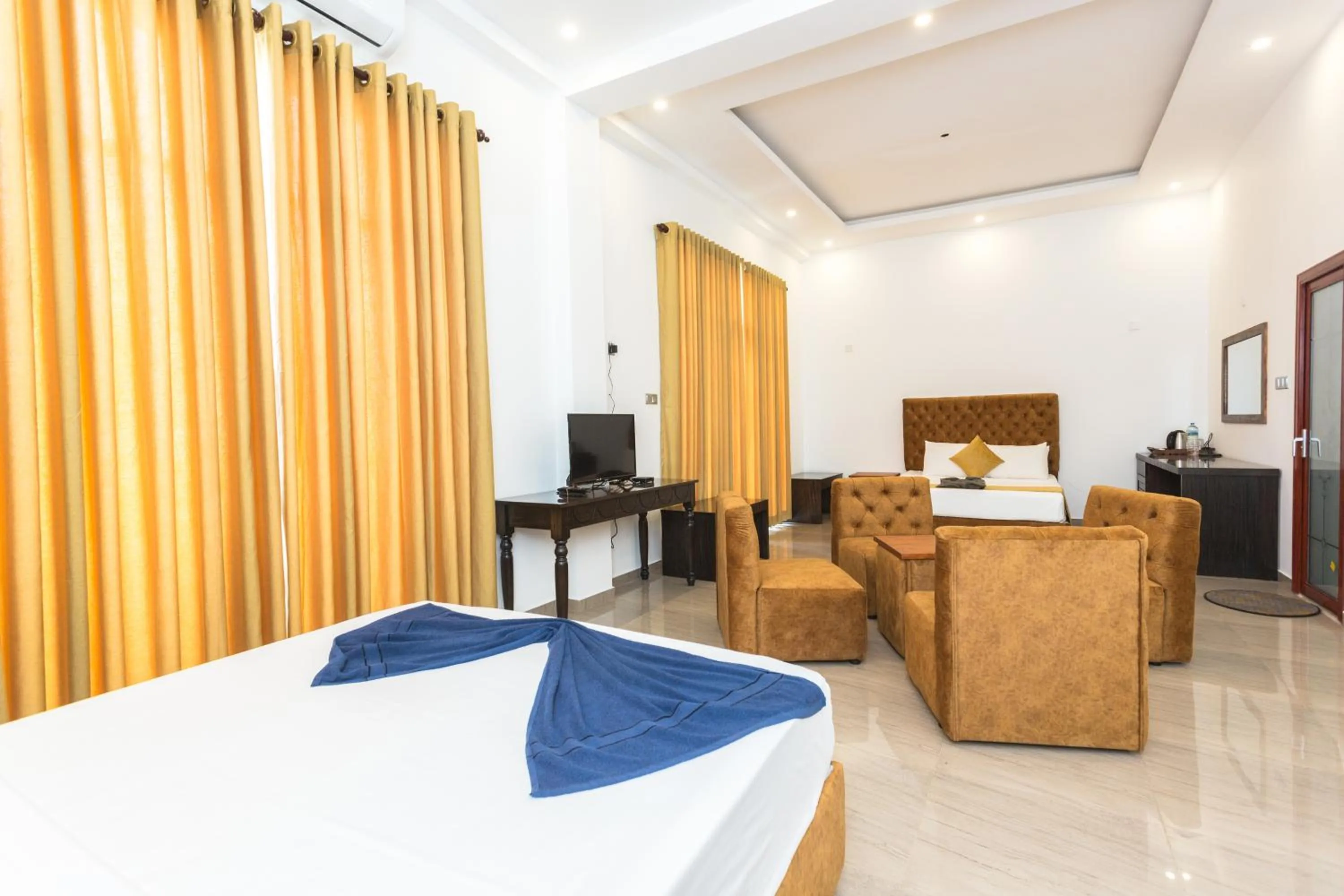 Bedroom, Bed in Polhena Grand Resort & Banquet