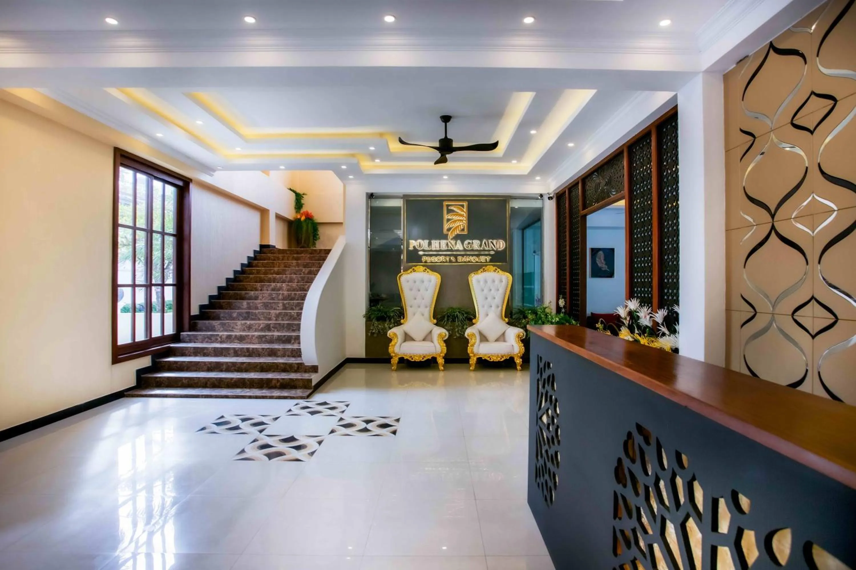 Lobby or reception in Polhena Grand Resort & Banquet
