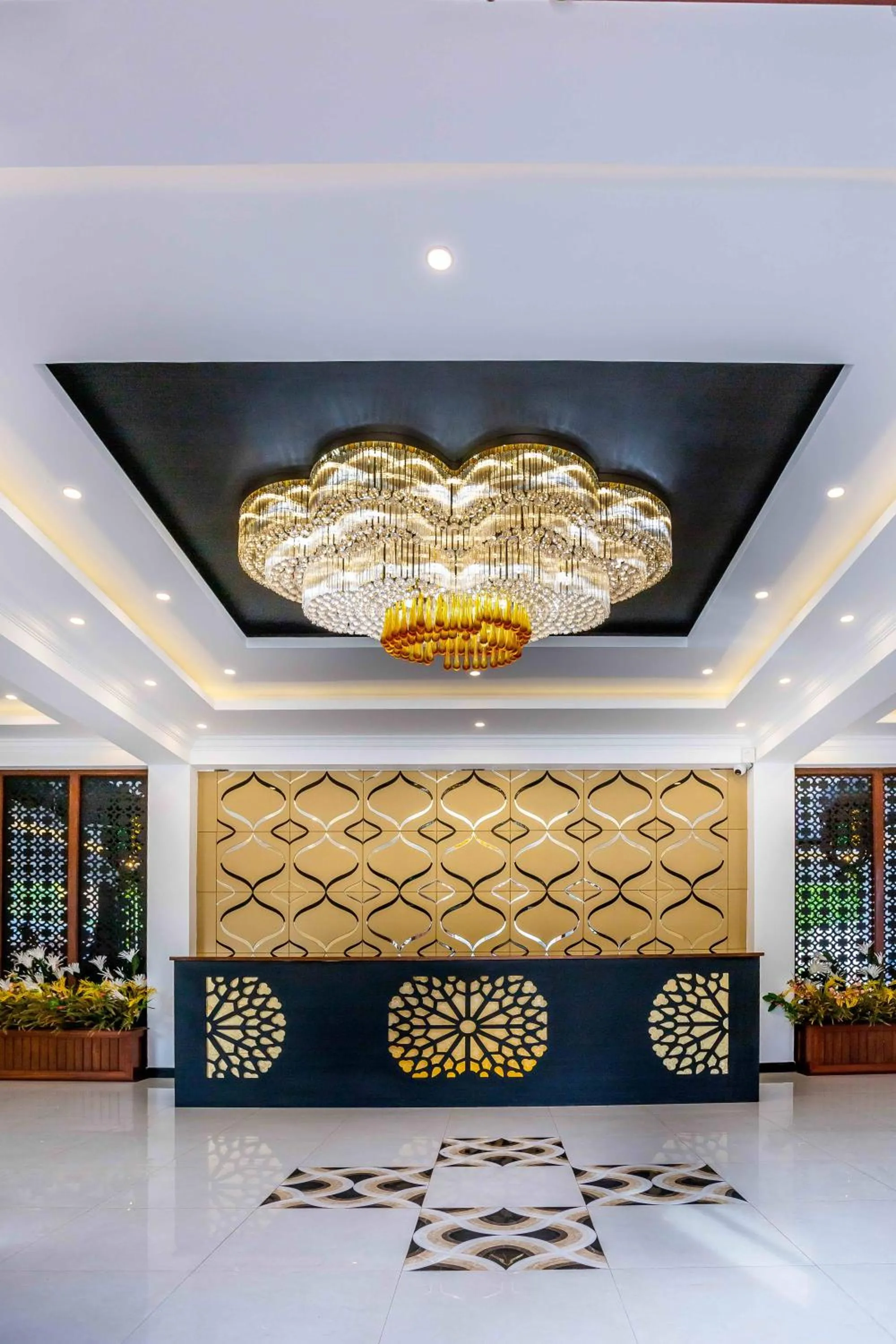 Lobby or reception in Polhena Grand Resort & Banquet