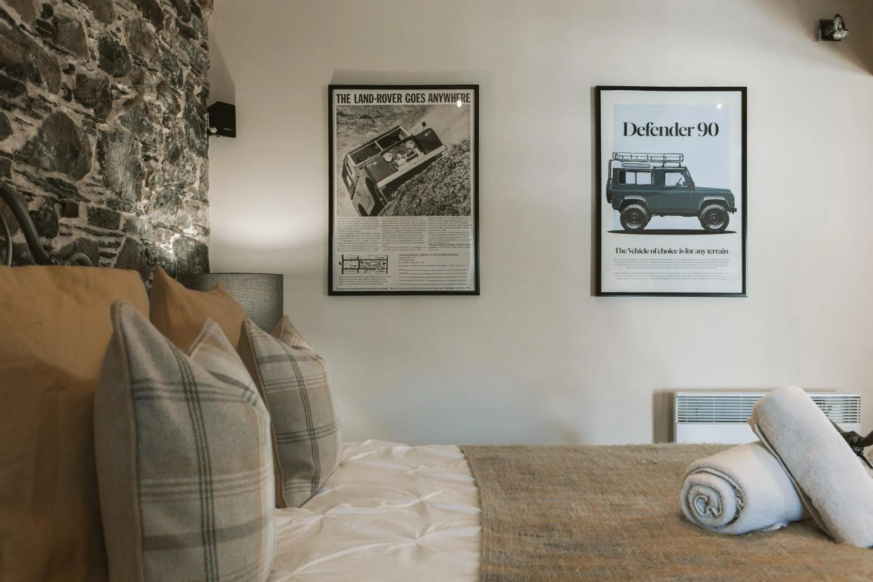 Bedroom, Bed in Highside Farm