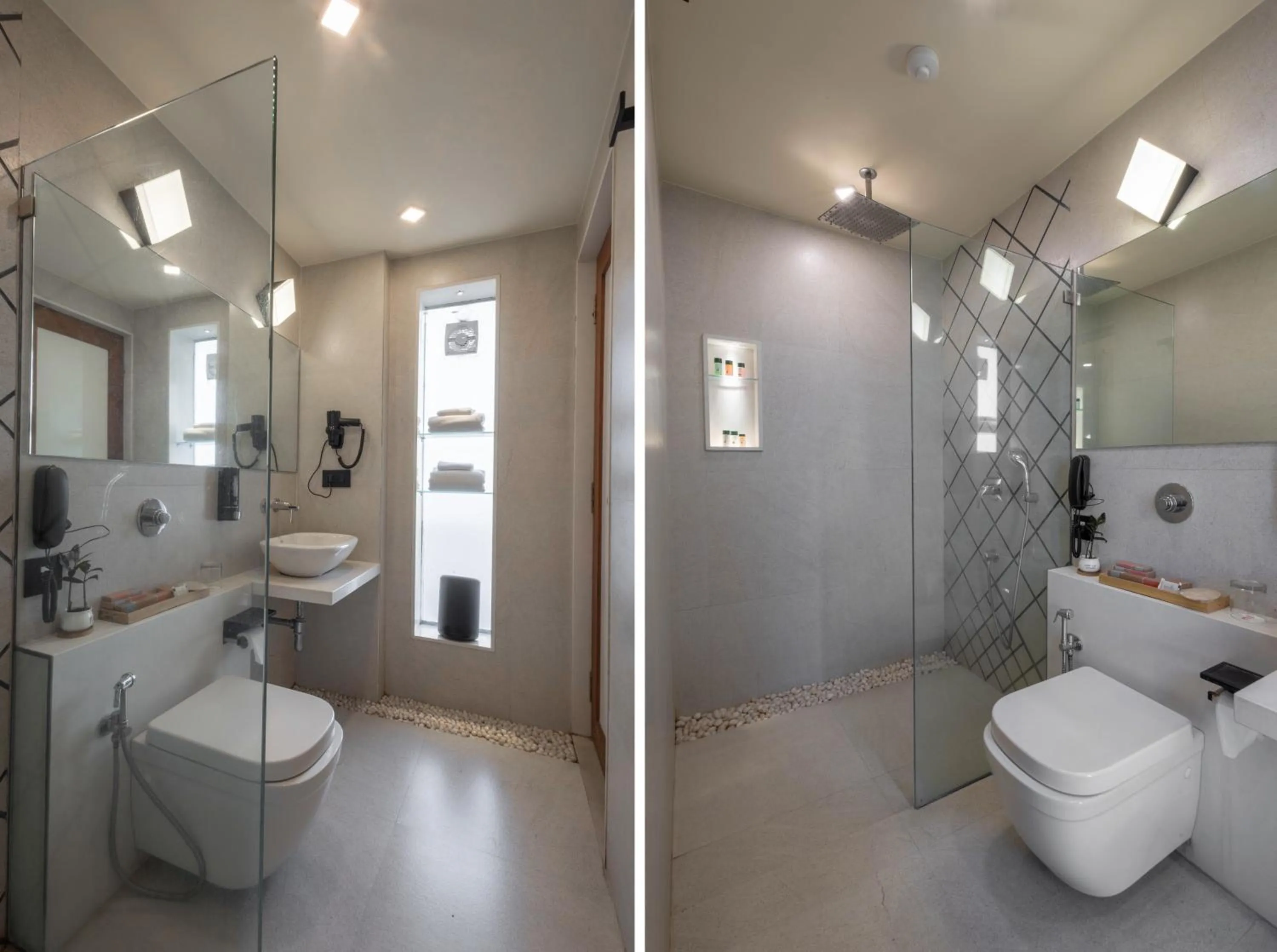 Bathroom in De Glance Hotel, Near Surat Railway Station