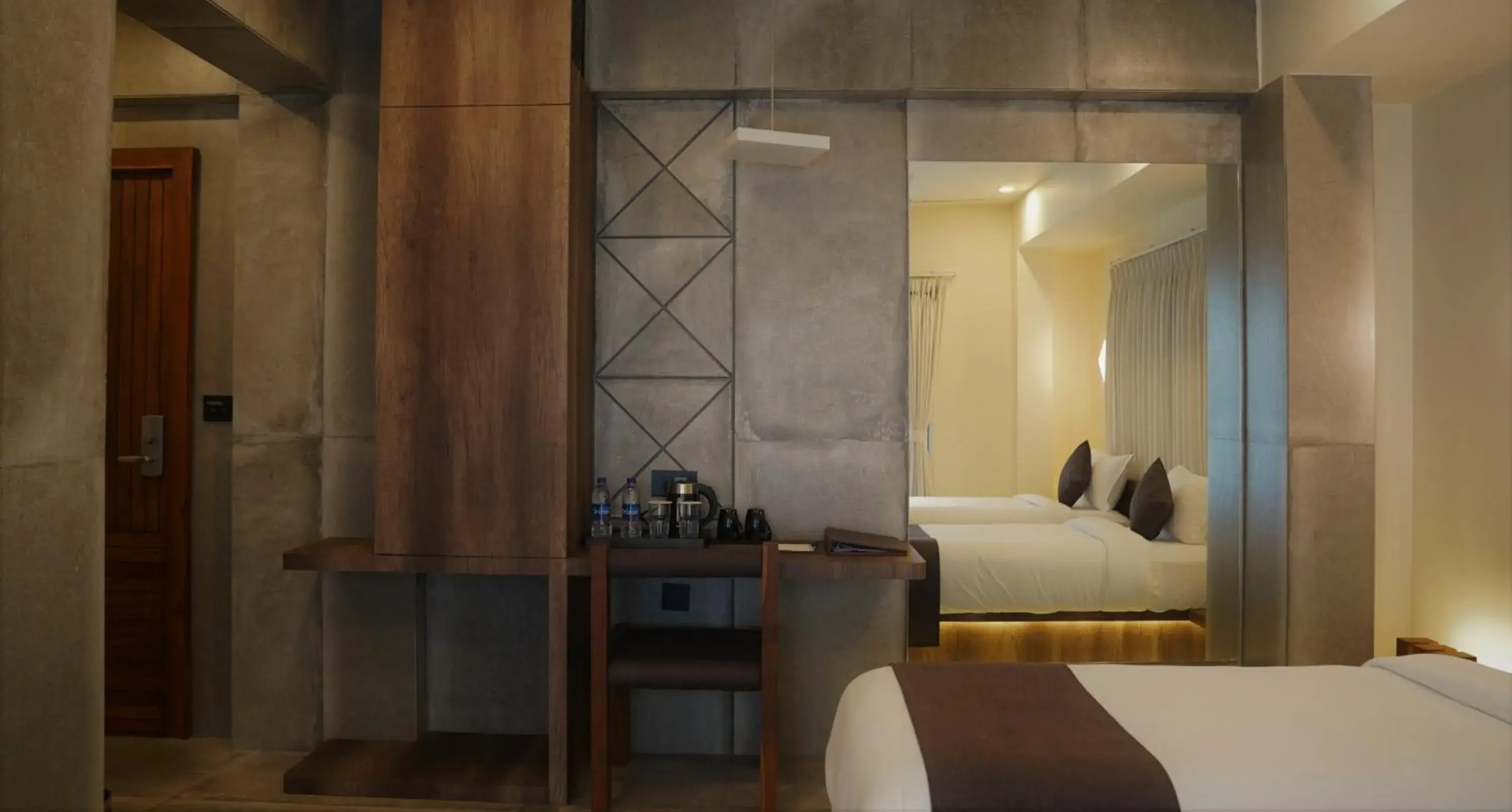 Photo of the whole room, Bed in De Glance Hotel, Near Surat Railway Station Photo of the whole room, Bed in De Glance Hotel, Near Surat Railway Station