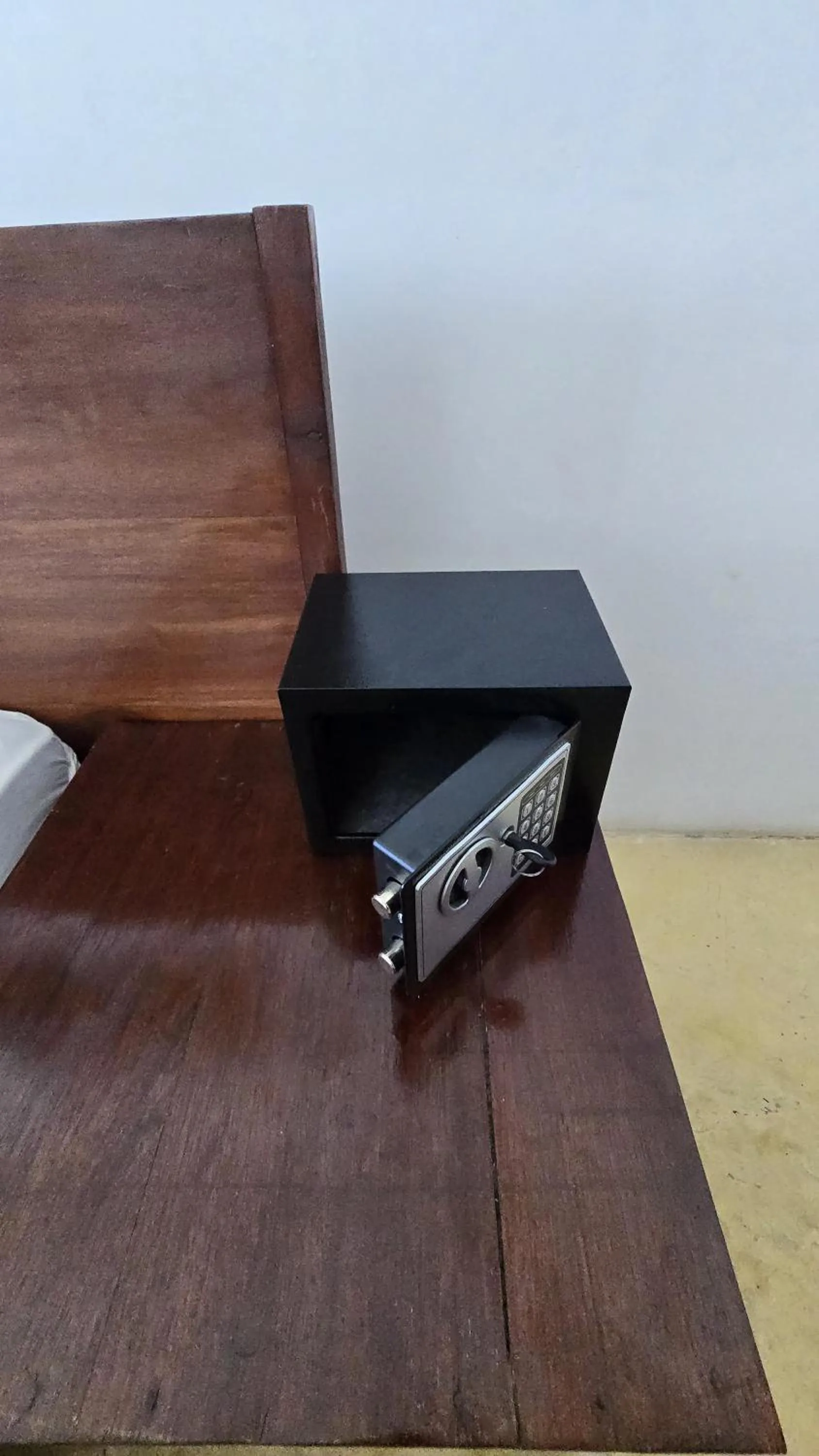 safe in Equalia boutique hotel