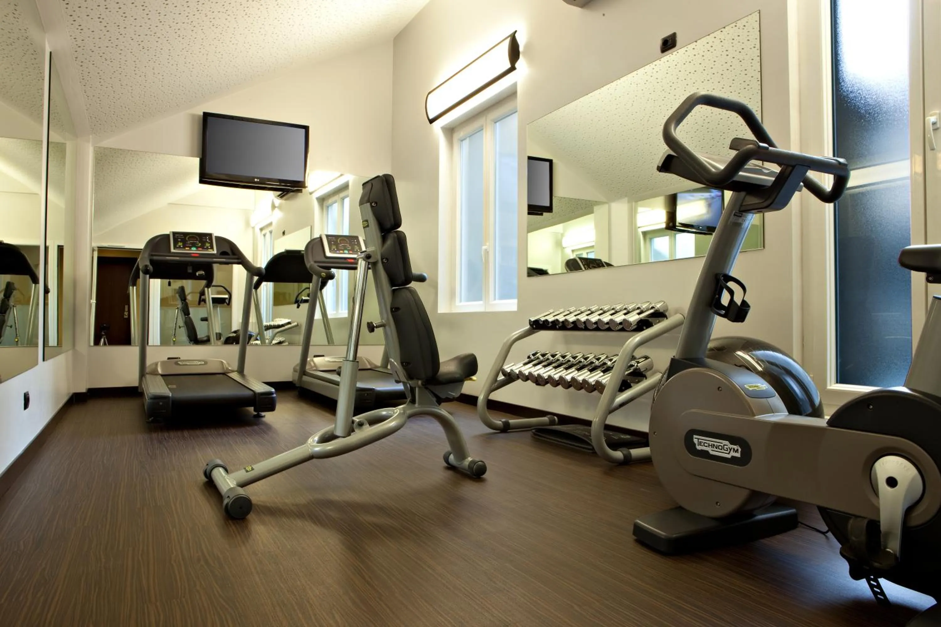 Fitness centre/facilities in Hotel Manin