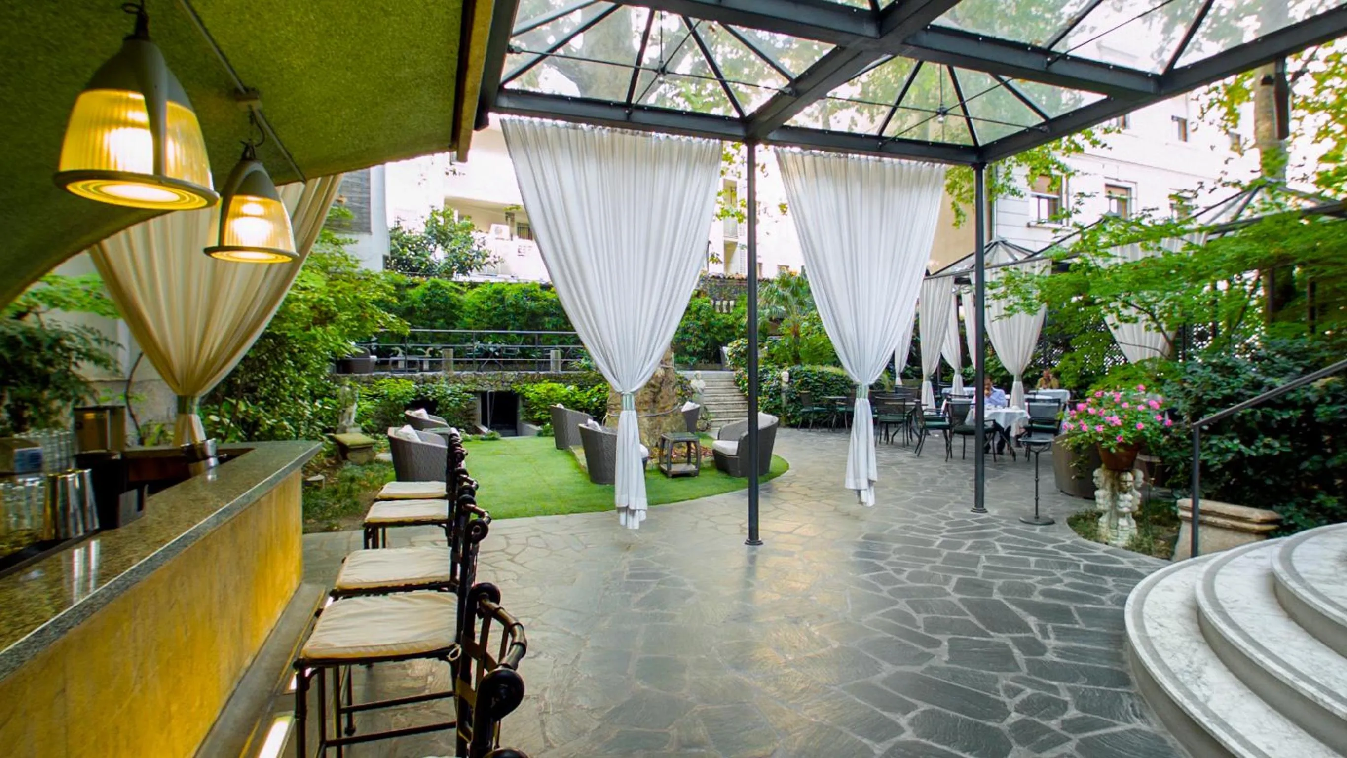 Garden in Hotel Manin