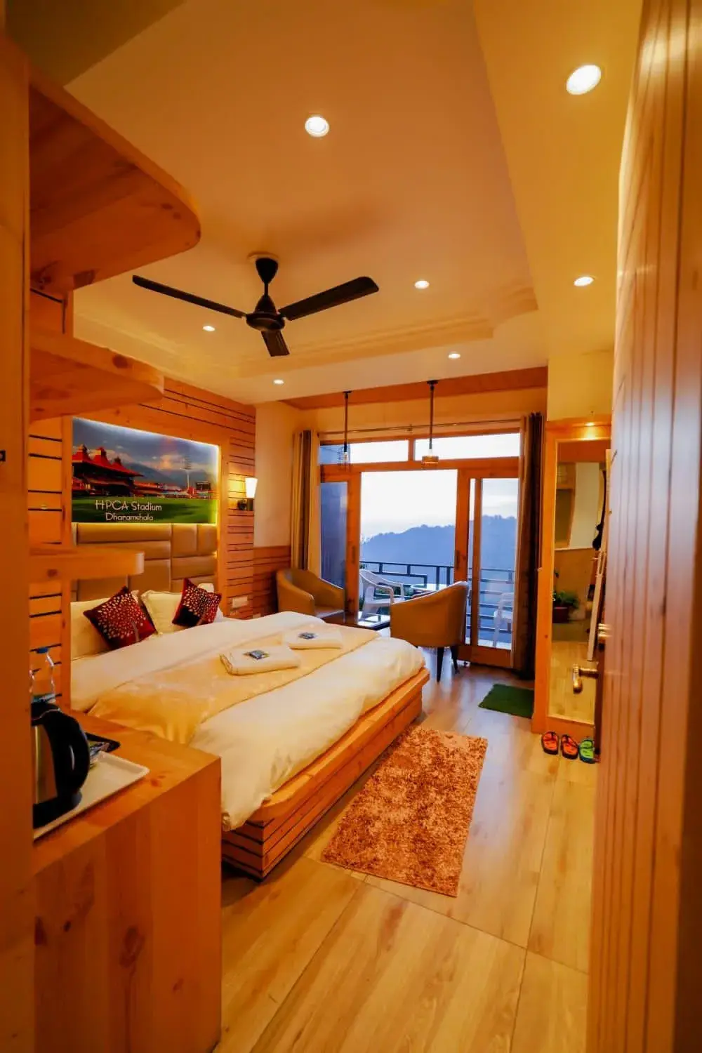 Double Room with Mountain View - single occupancy in Lord Krishna Boutique Stay Double Room with Mountain View - single occupancy in Lord Krishna Boutique Stay