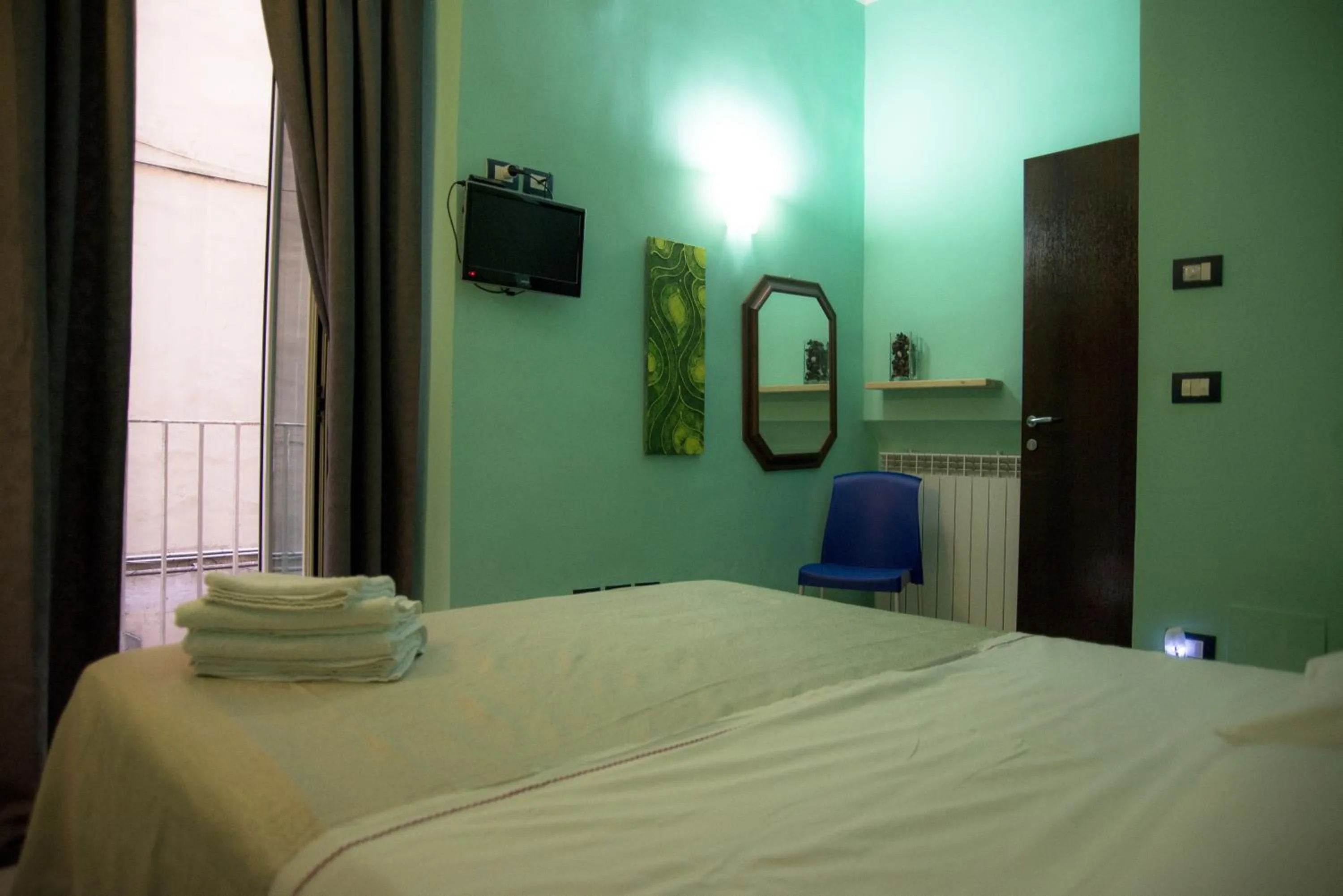 Bedroom, Bed in B&B Rainbow