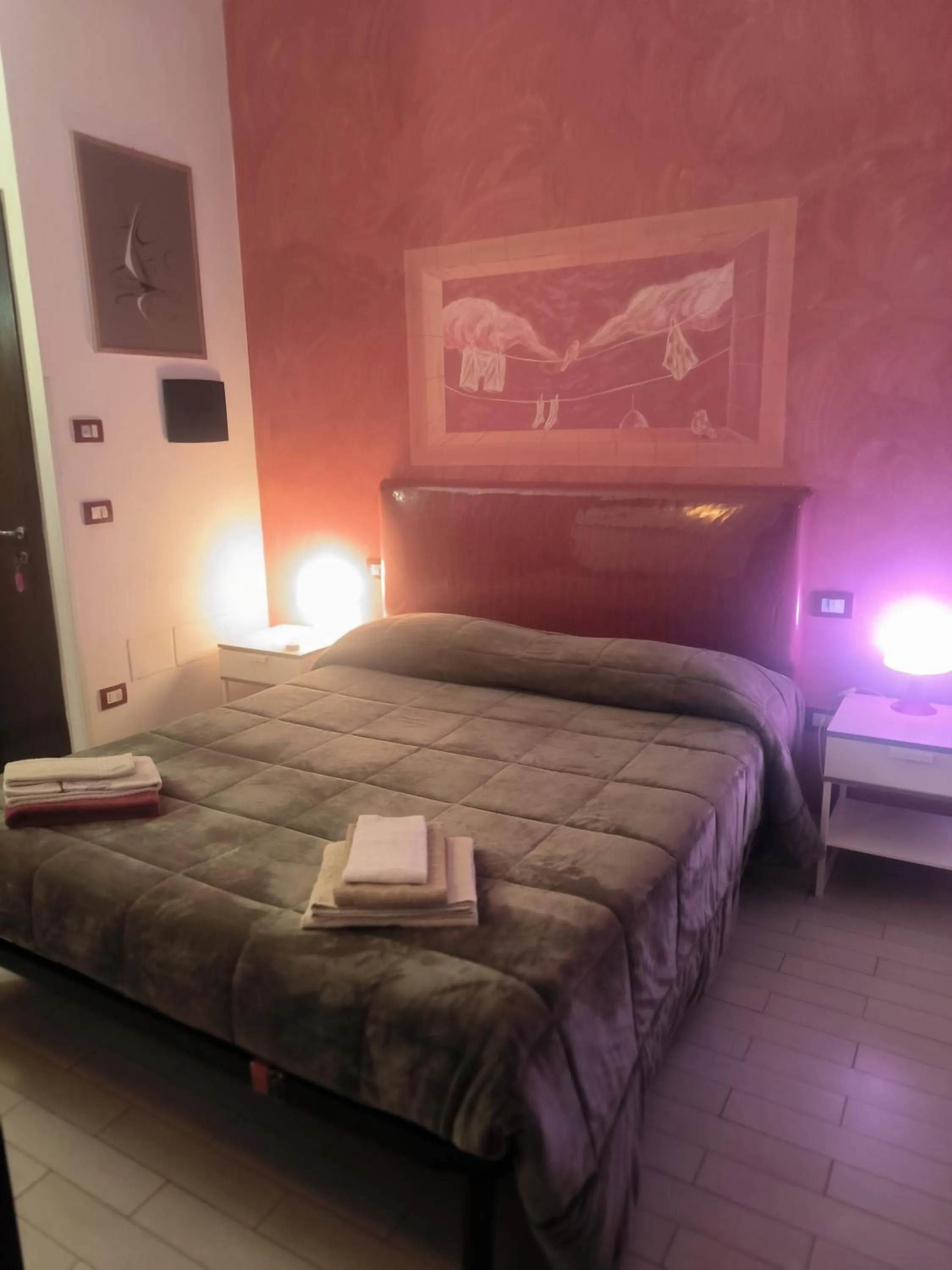 Bedroom, Bed in B&B Rainbow