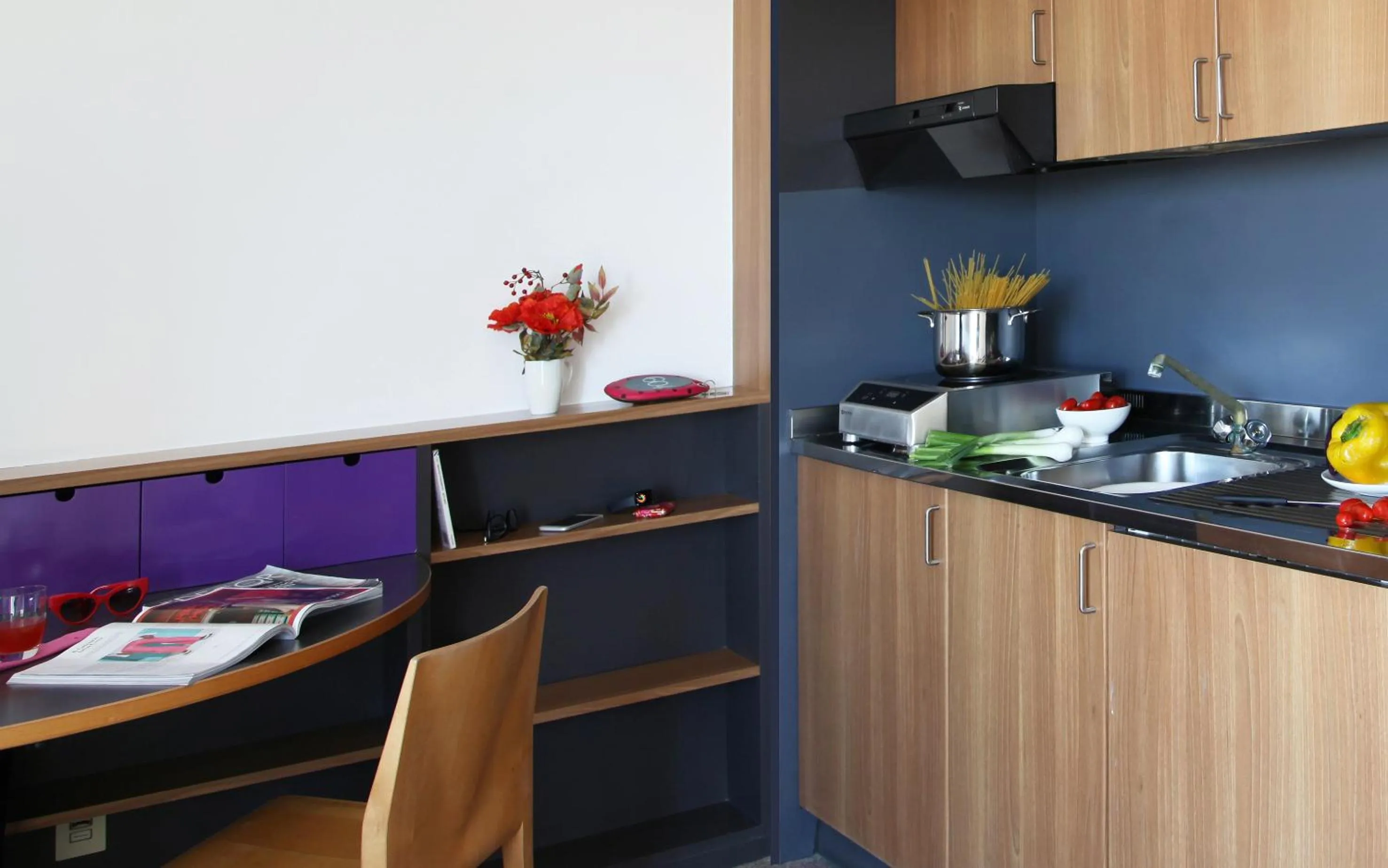 Kitchen or kitchenette in Hotel Ripa Roma
