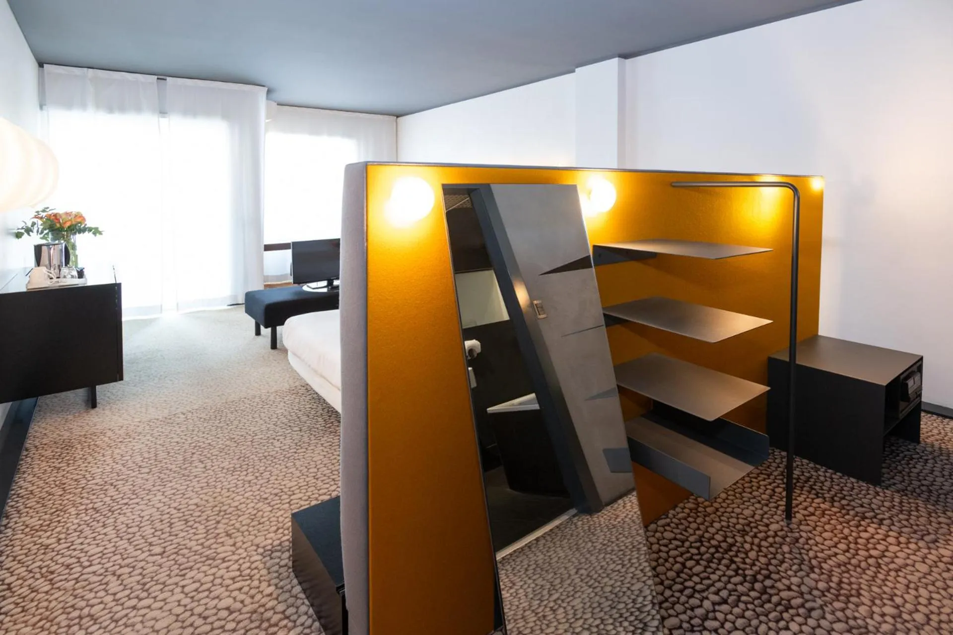 Bed in Hotel Ripa Roma