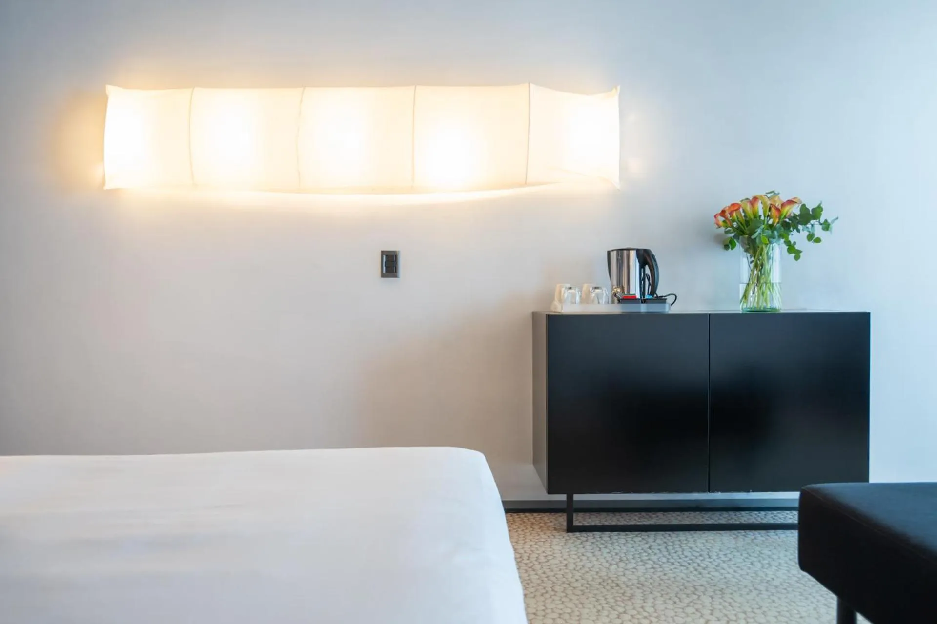 Bed in Hotel Ripa Roma