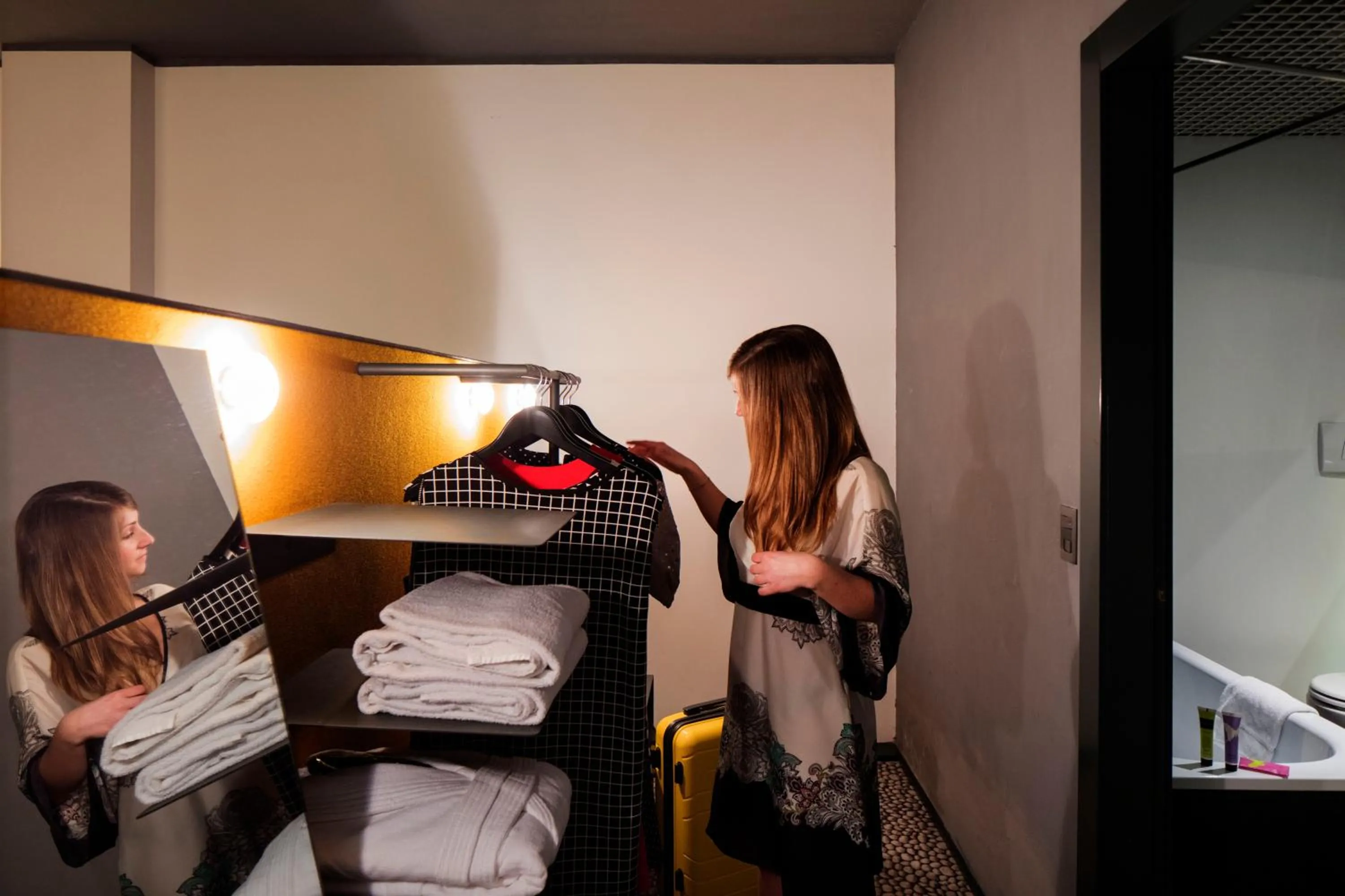 Photo of the whole room, Bed in Hotel Ripa Roma