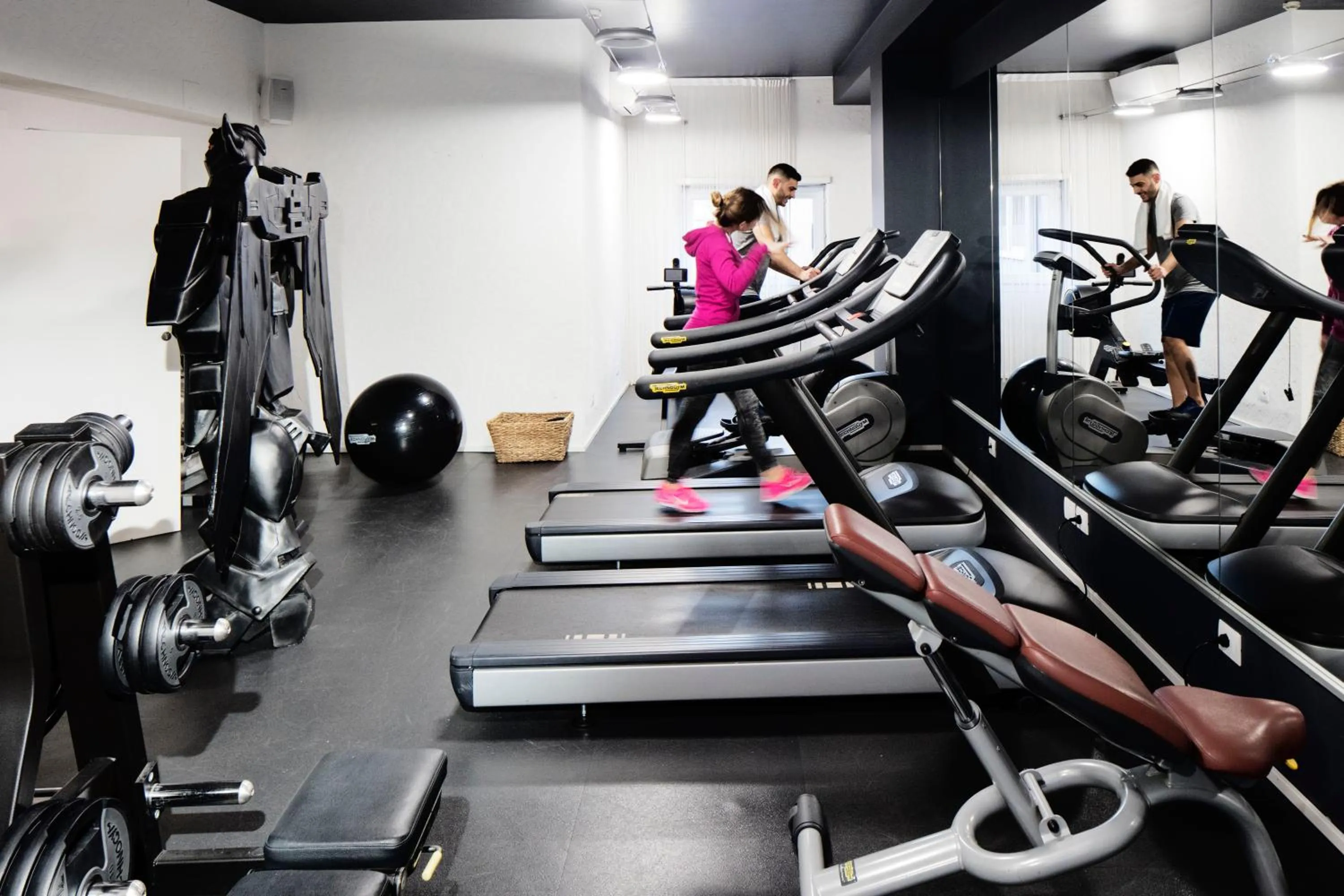 Fitness centre/facilities in Hotel Ripa Roma