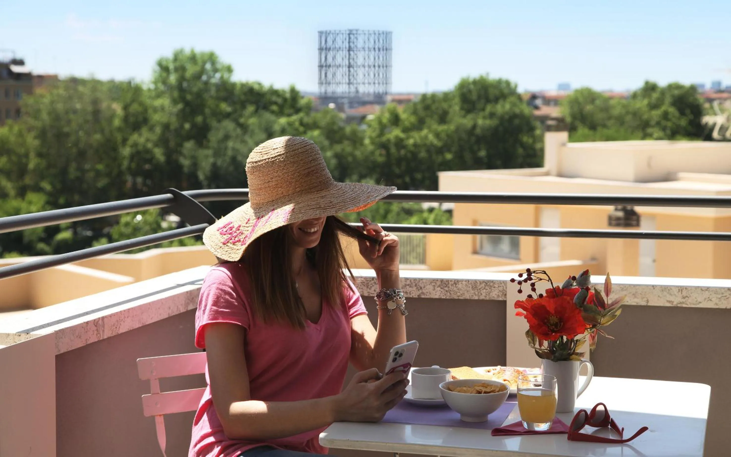 City view in Hotel Ripa Roma