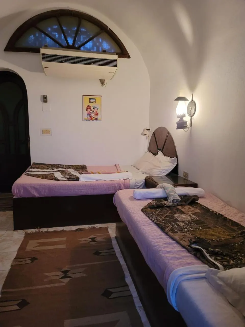 Bed in Lagona Dahab Hotel