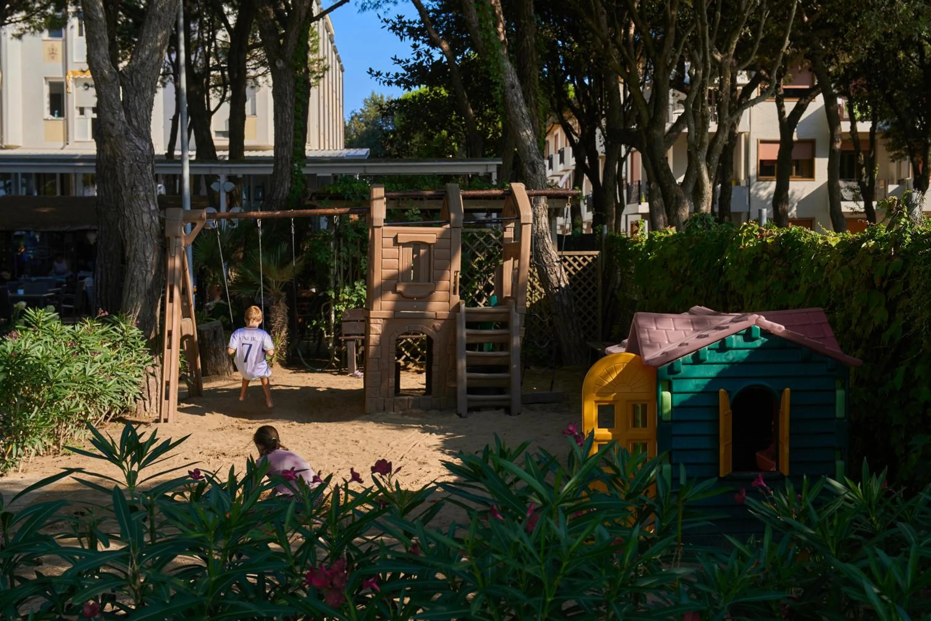 Children play ground in Hotel Viña del Mar Pineta