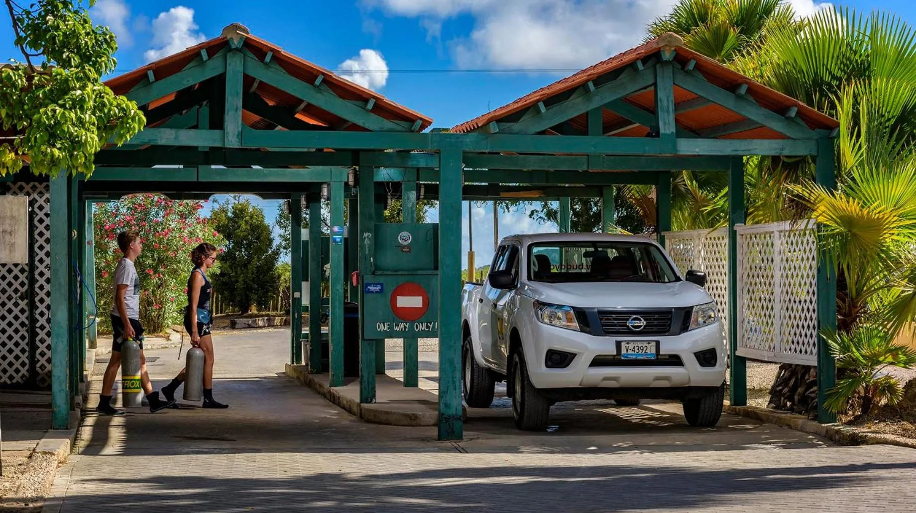 Property building in Buddy Dive Resort