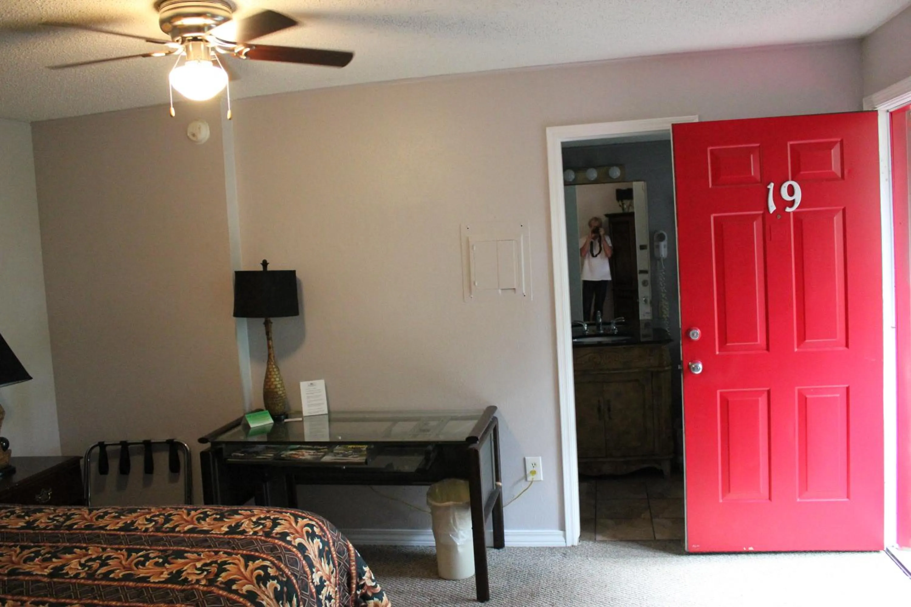 Bed in Brydan Suites