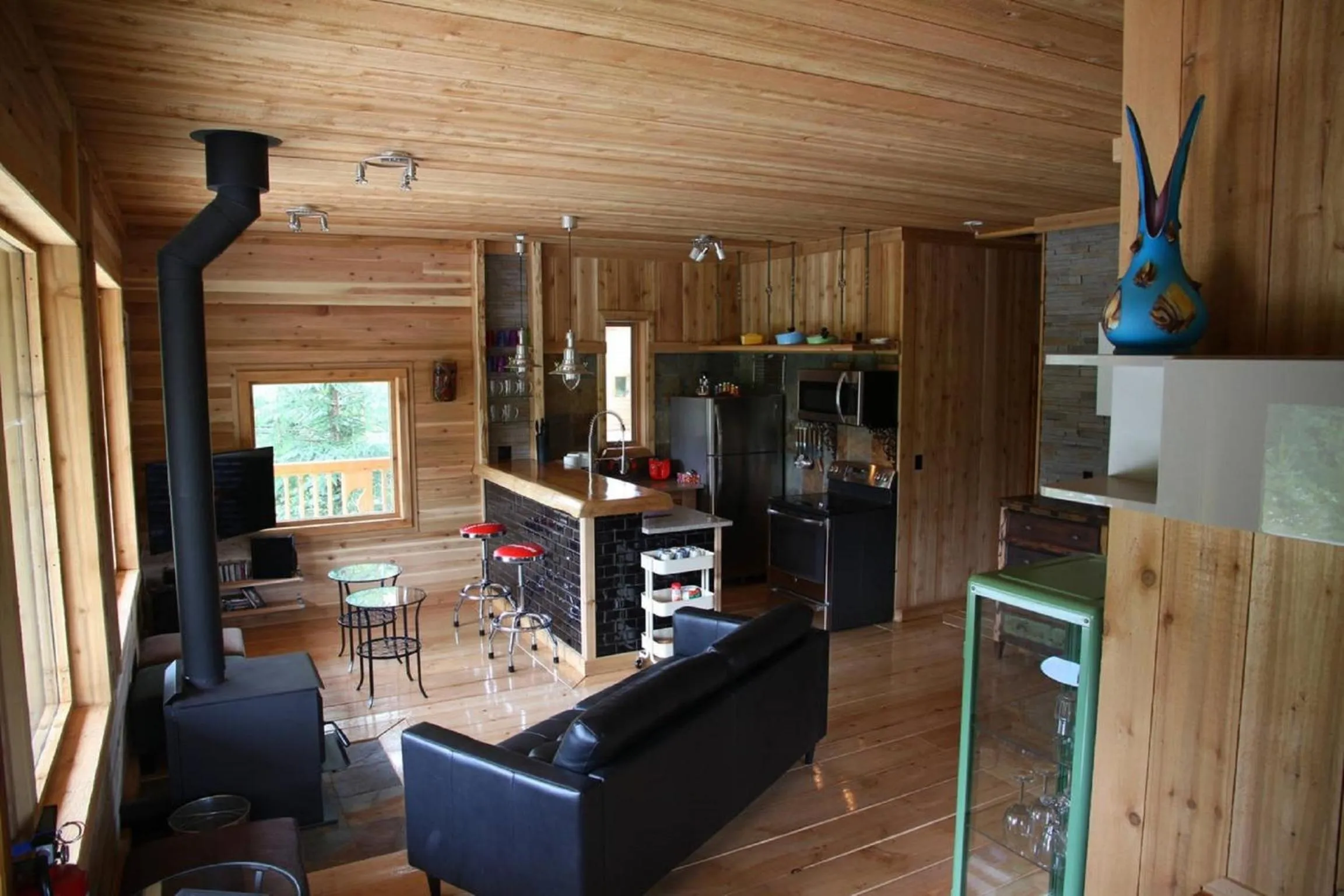 Living room in LDR Lodge - Last Dollar Ranch