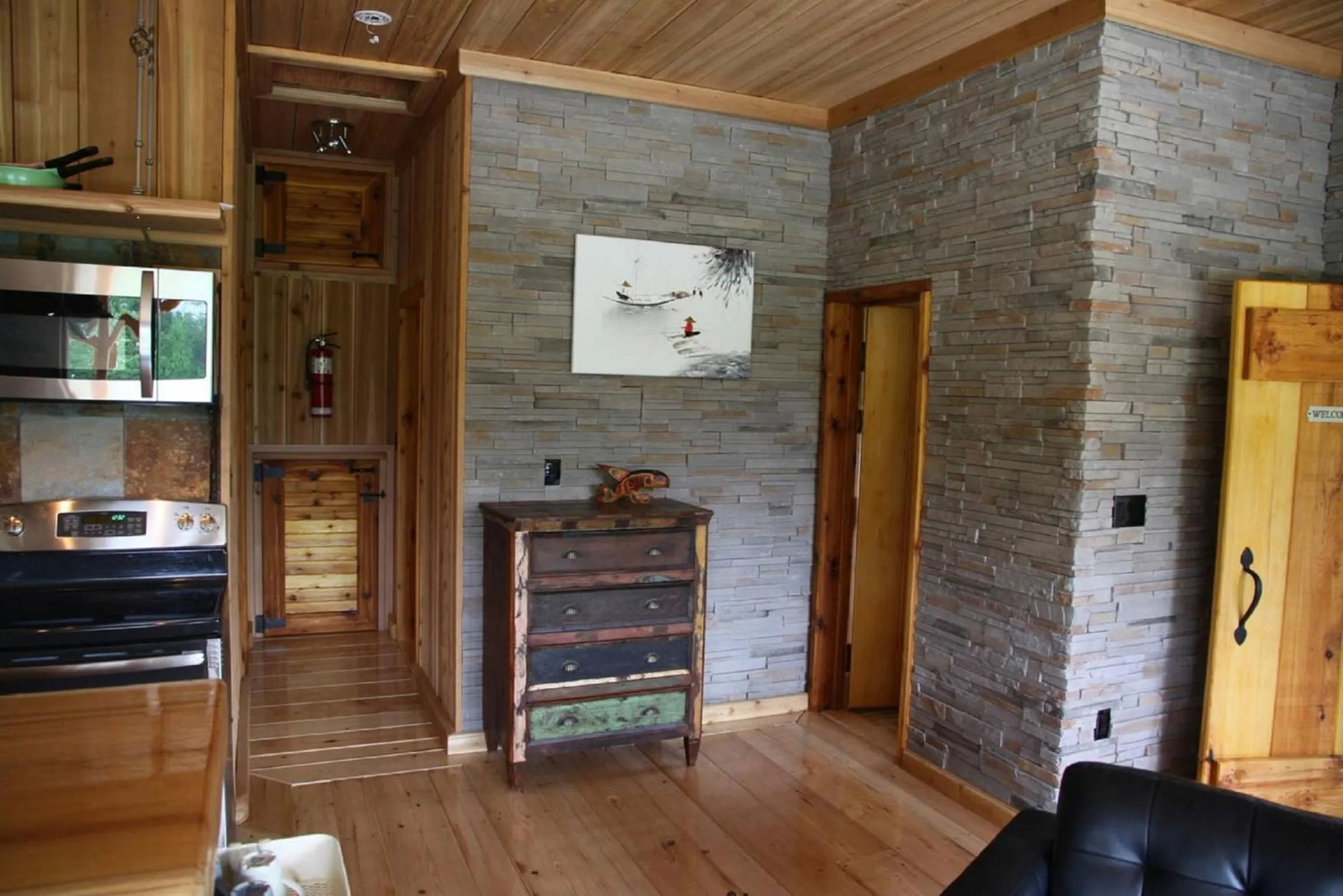 Living room in LDR Lodge - Last Dollar Ranch