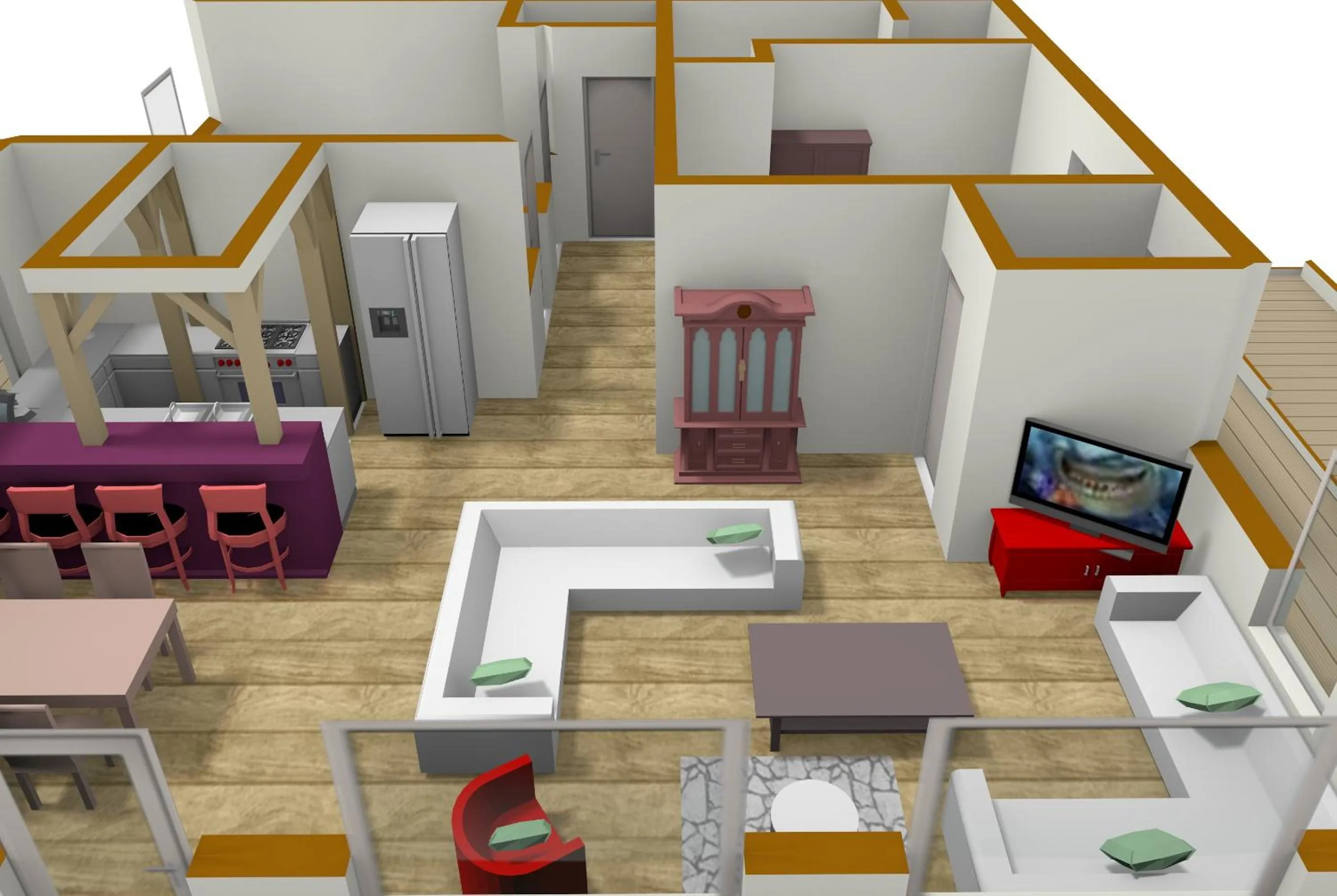 Decorative detail in LDR Lodge - Last Dollar Ranch