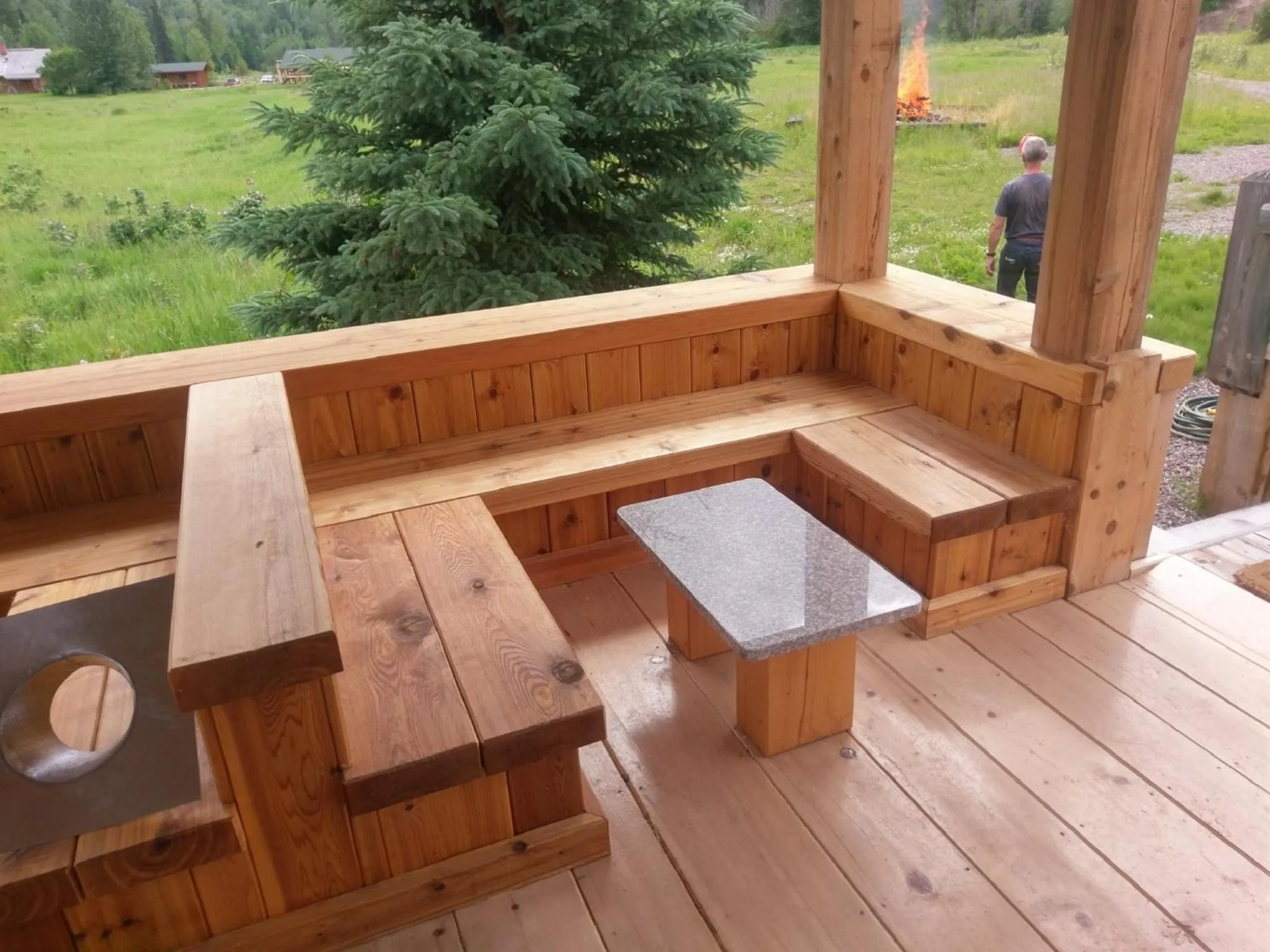 BBQ facilities in LDR Lodge - Last Dollar Ranch