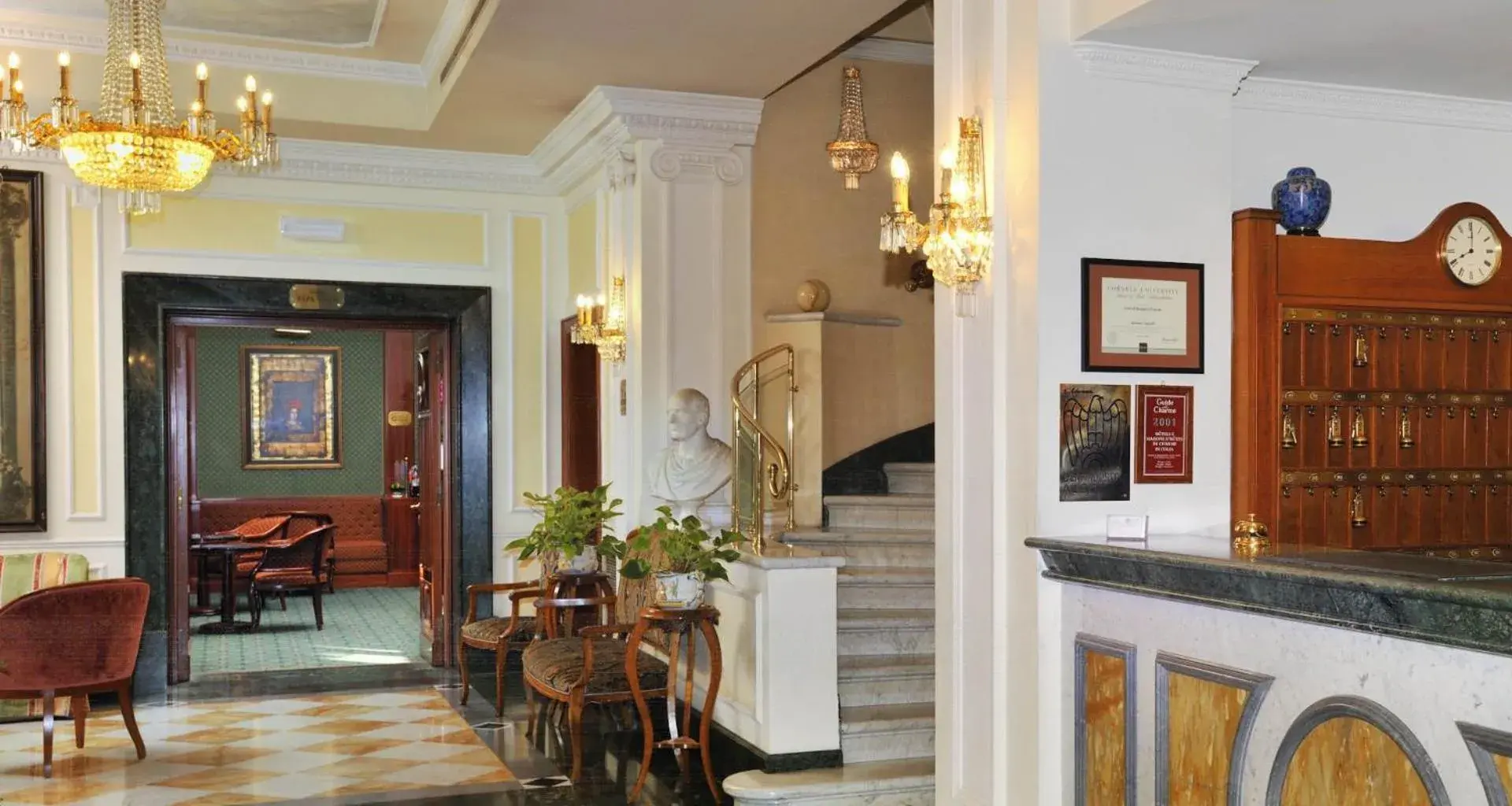 Lobby or reception in Hotel Mecenate Palace Lobby or reception in Hotel Mecenate Palace