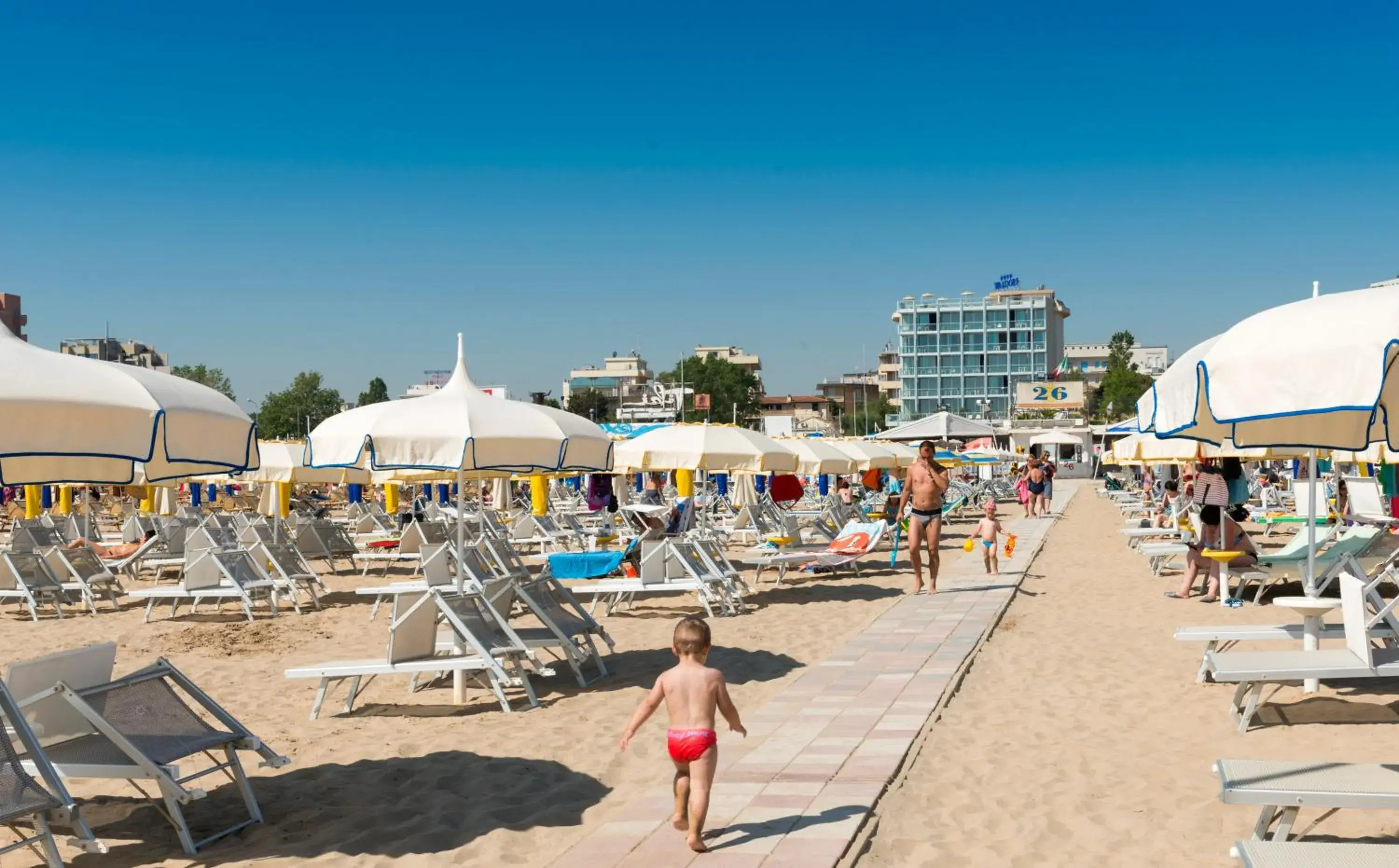 Beach in Waldorf Suite Hotel