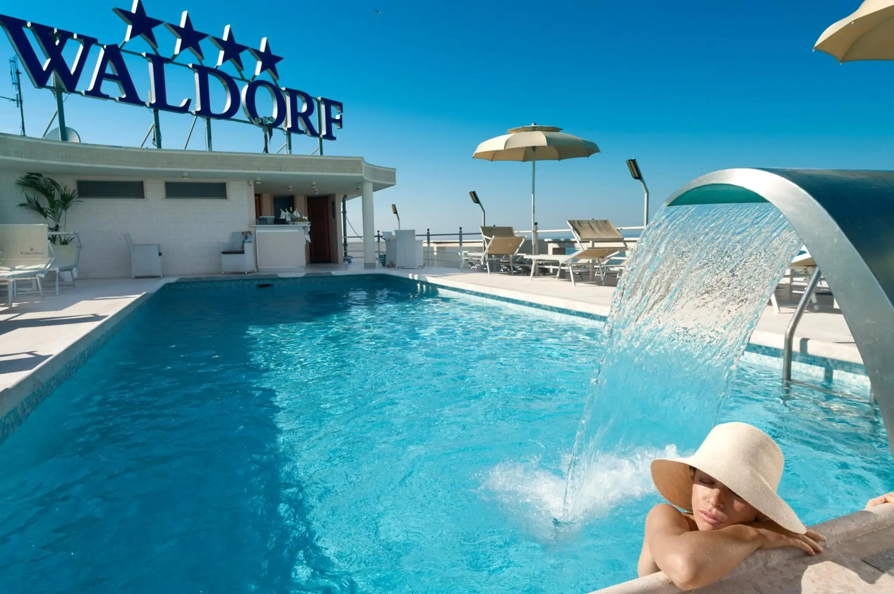 People, Swimming Pool in Waldorf Suite Hotel