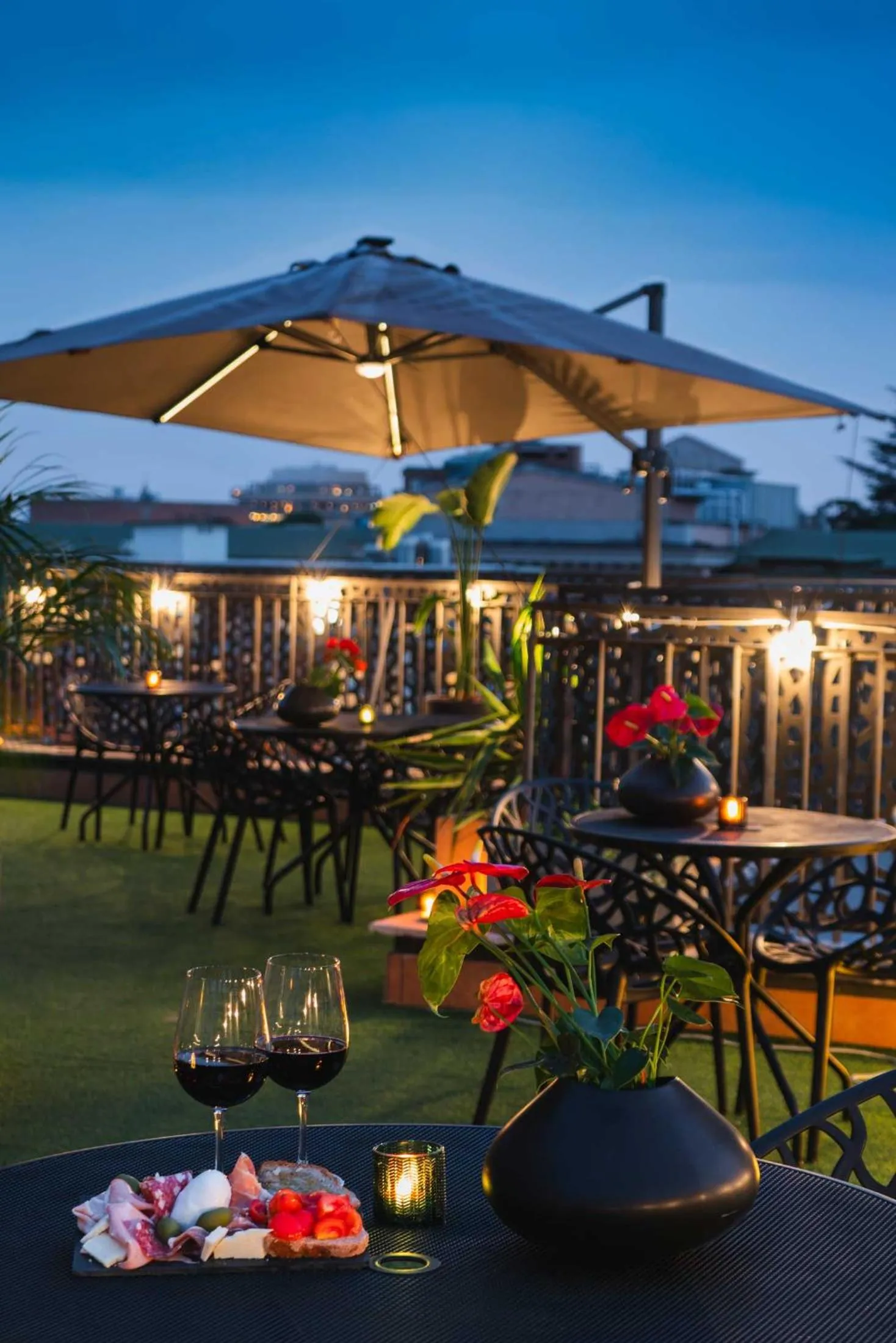 Balcony/Terrace in Best Western Hotel Globus