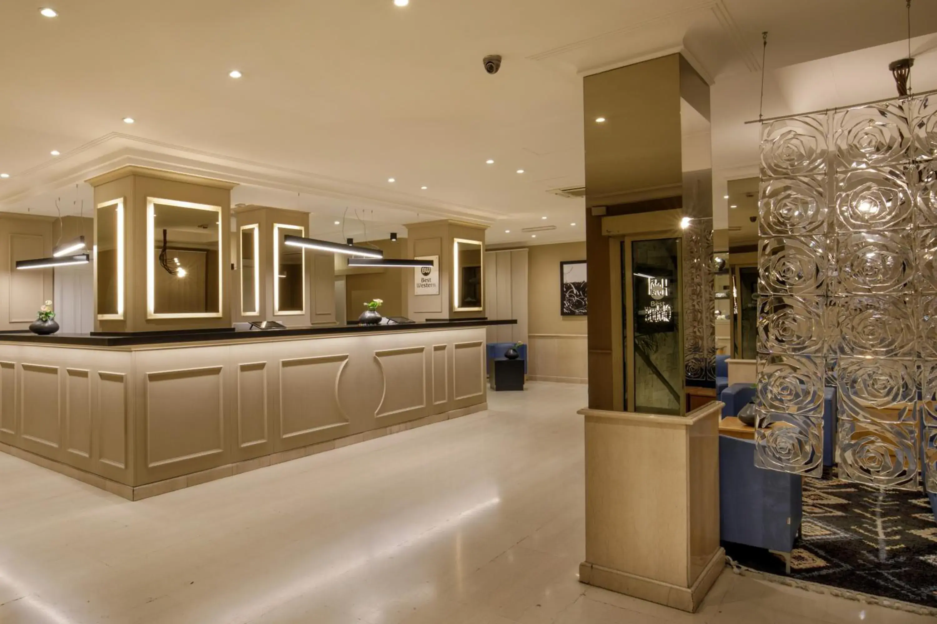 Lobby or reception in Best Western Hotel Globus Lobby or reception in Best Western Hotel Globus