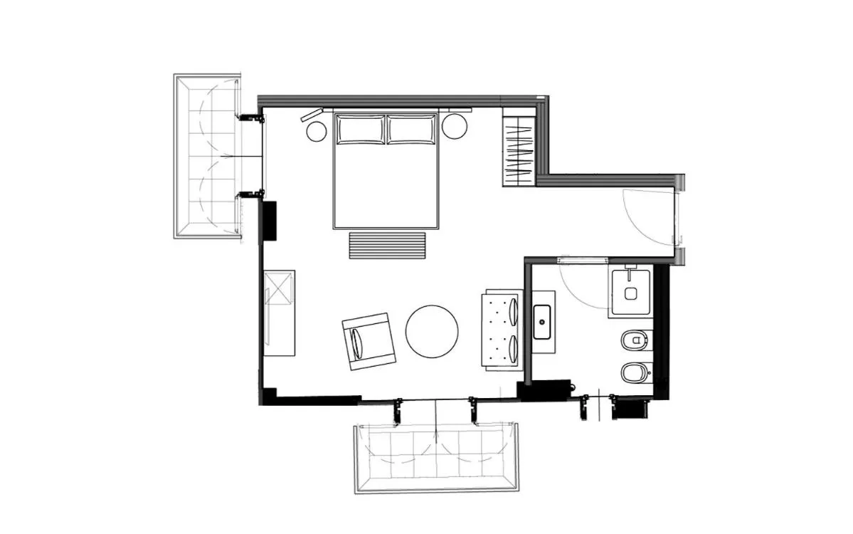 Floor plan in Hotel Windsor