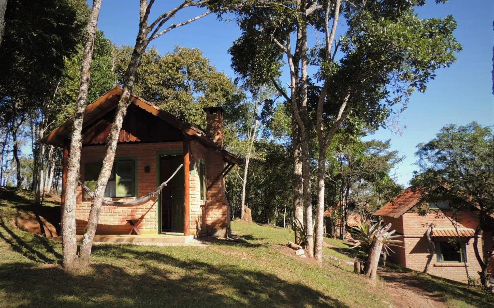 Patio in Reserva Canto da Vida Chalés e Camping