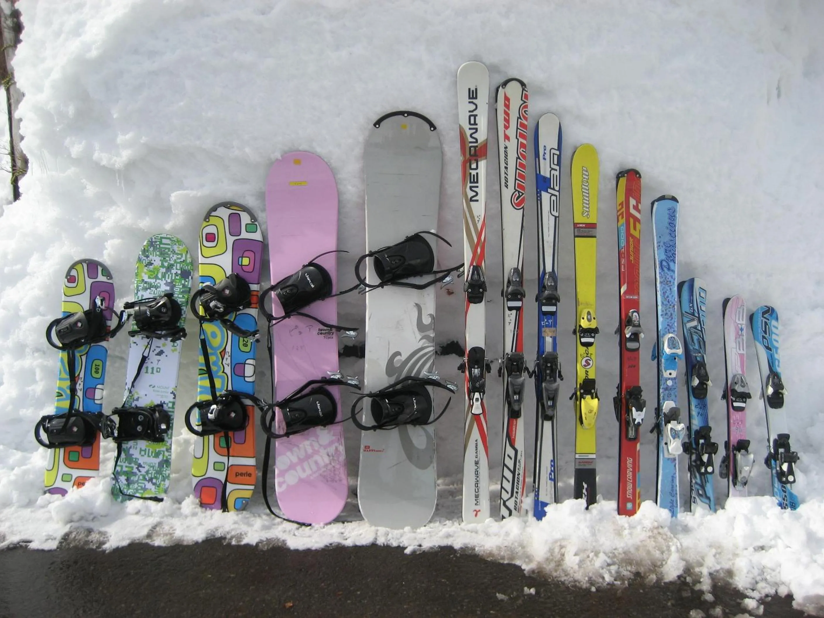 Skiing in Pension Pure