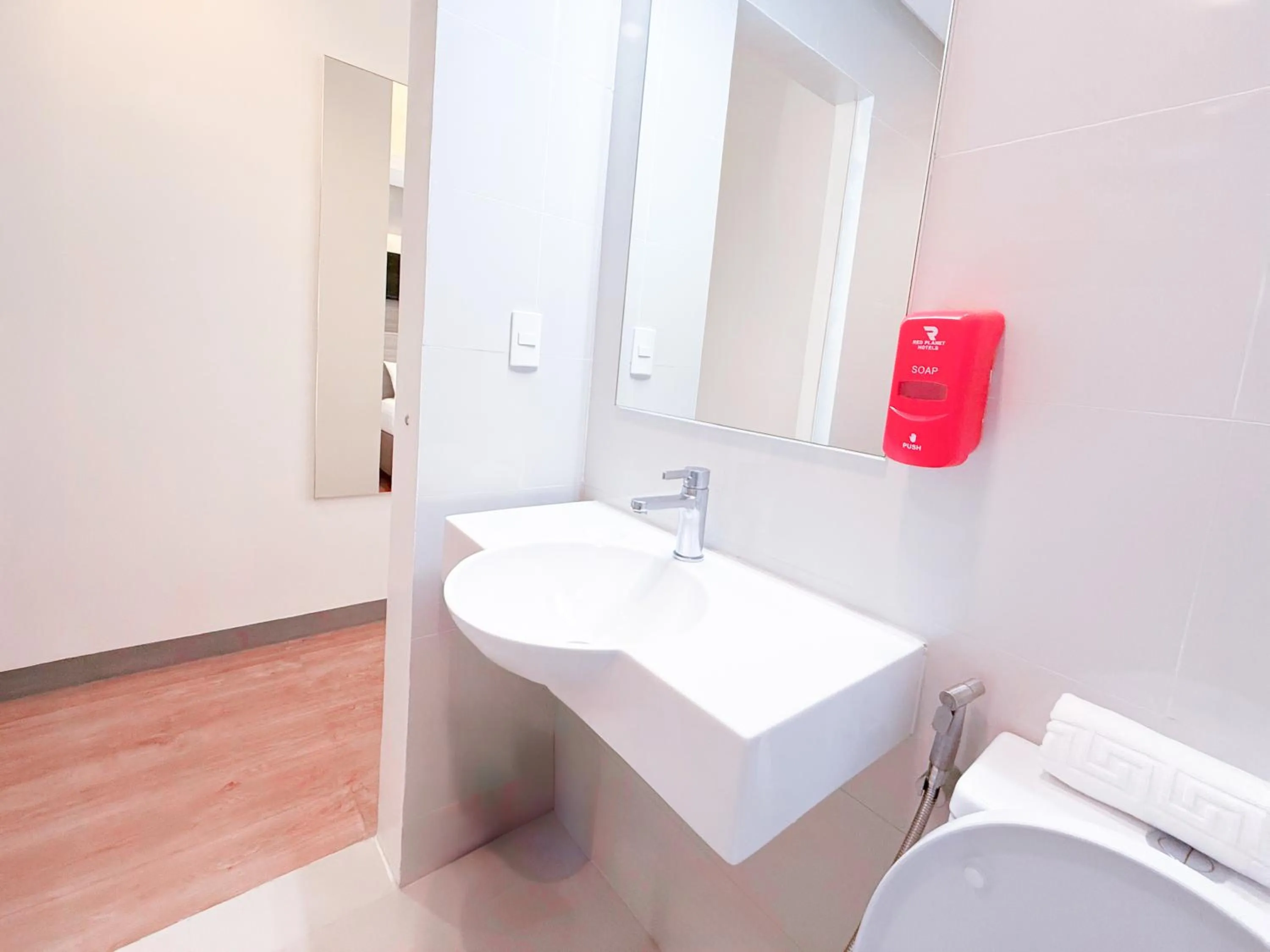 Bathroom in Red Planet Davao