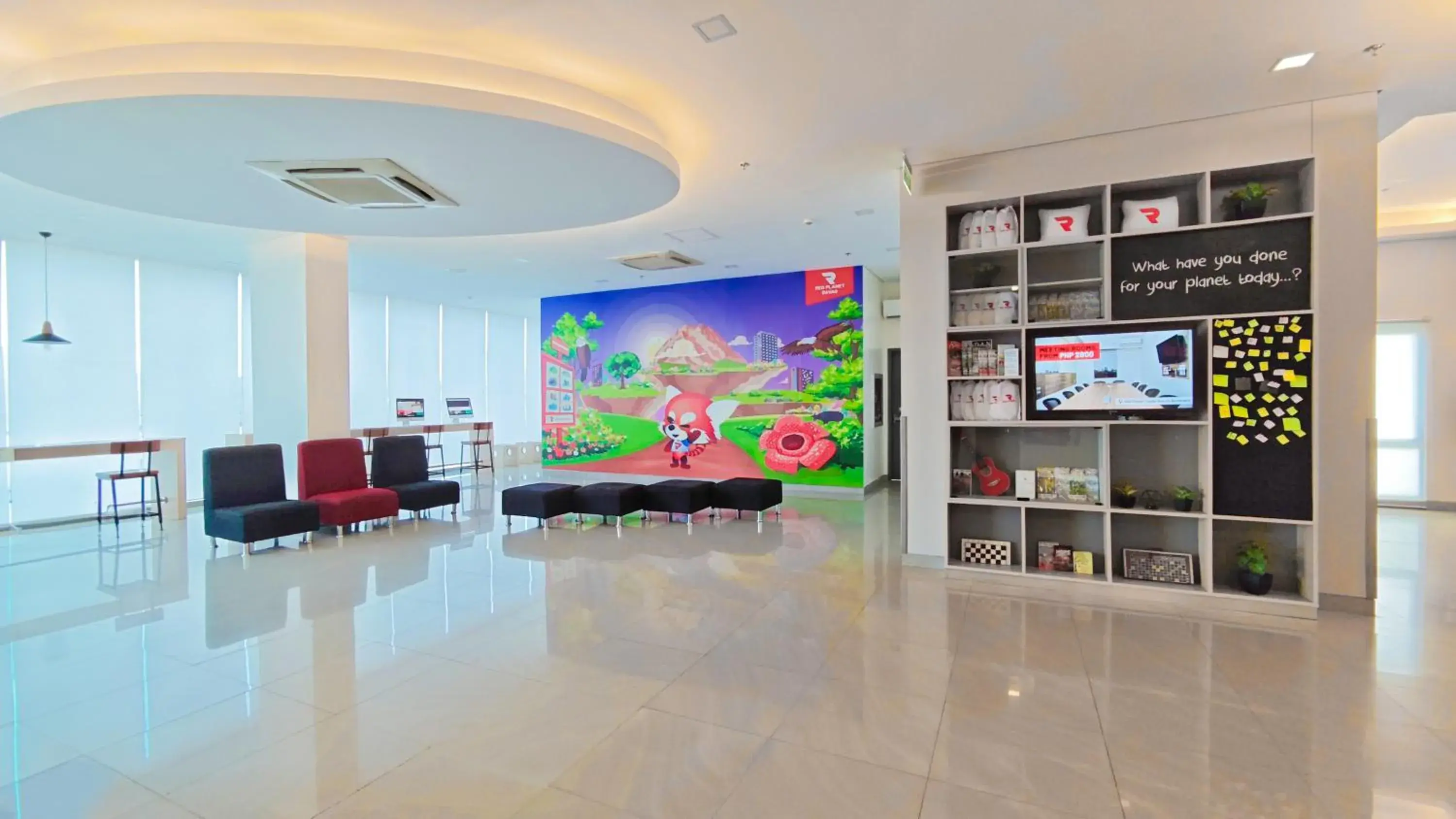 Lobby or reception in Red Planet Davao Lobby or reception in Red Planet Davao