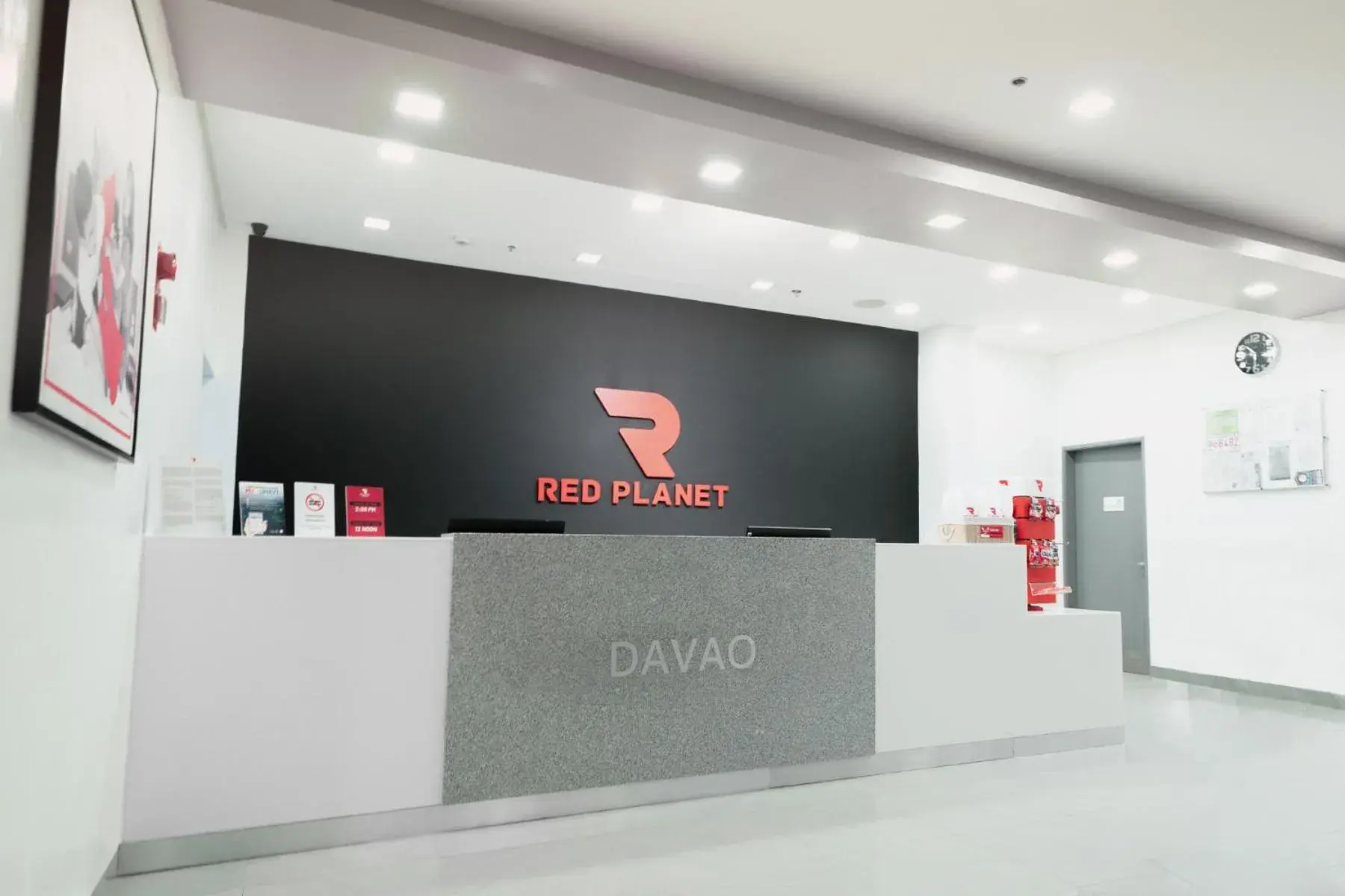 Lobby or reception in Red Planet Davao Lobby or reception in Red Planet Davao