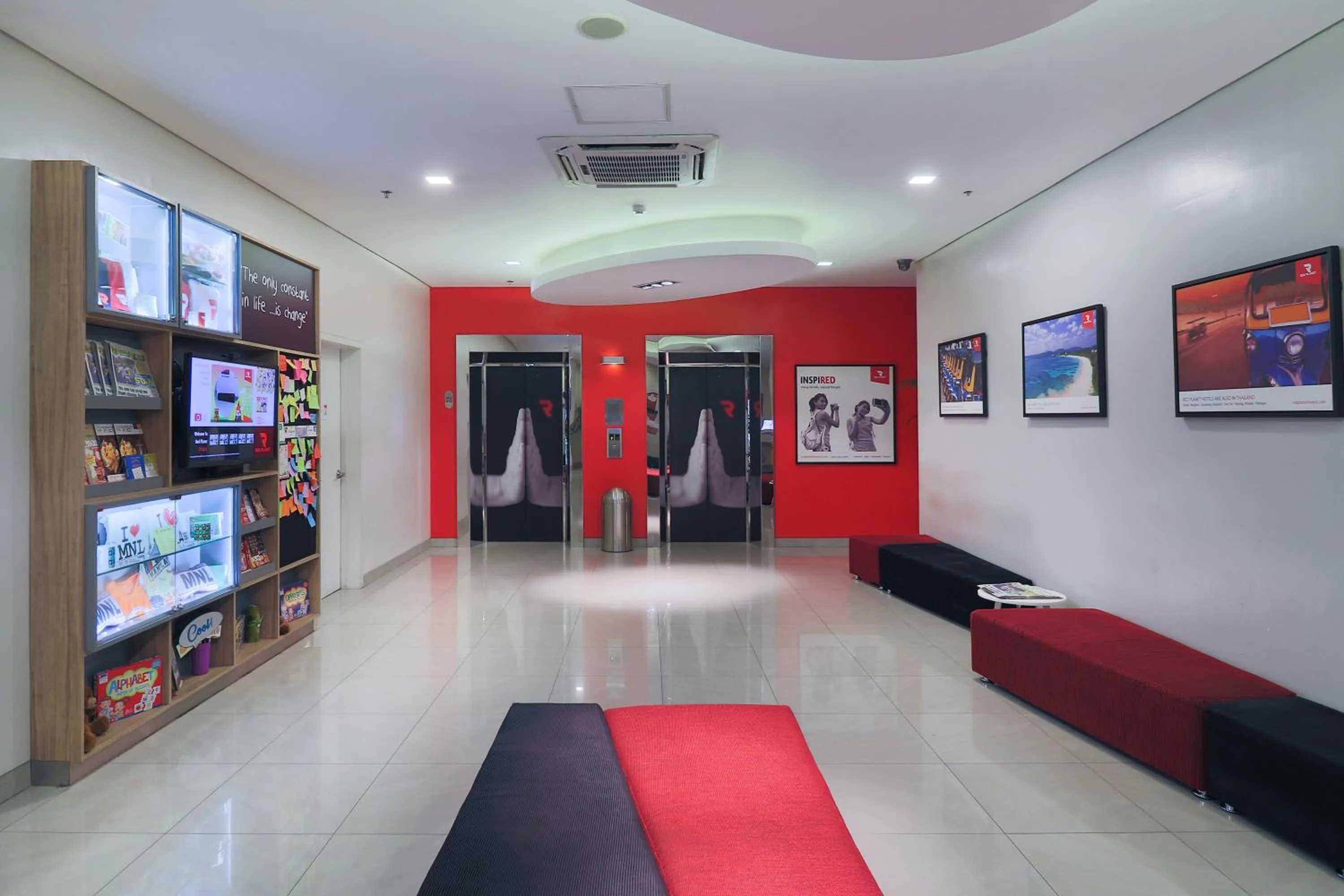 Lobby or reception in Red Planet Ortigas