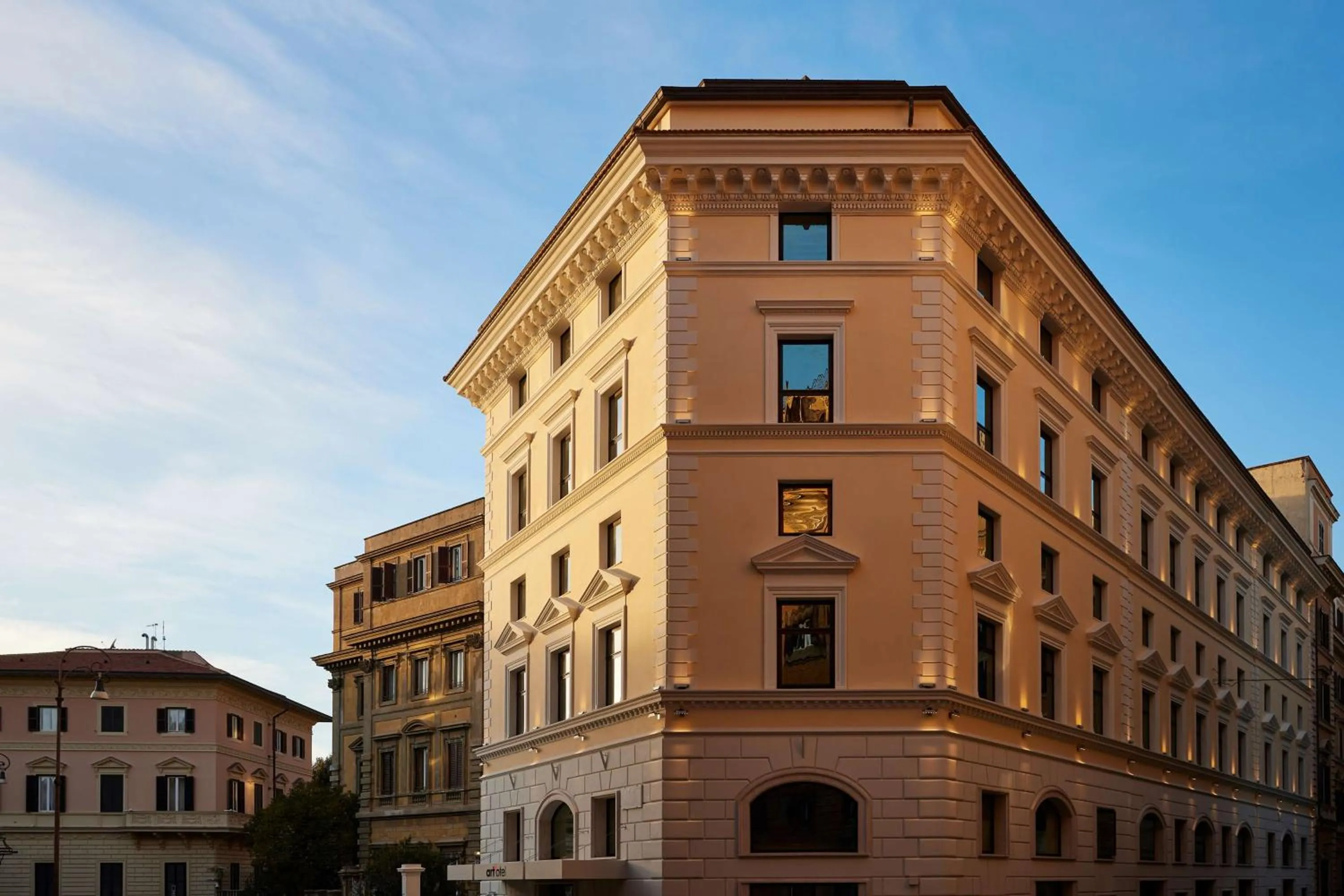 Property building in art'otel Rome Piazza Sallustio, Powered by Radisson Hotels