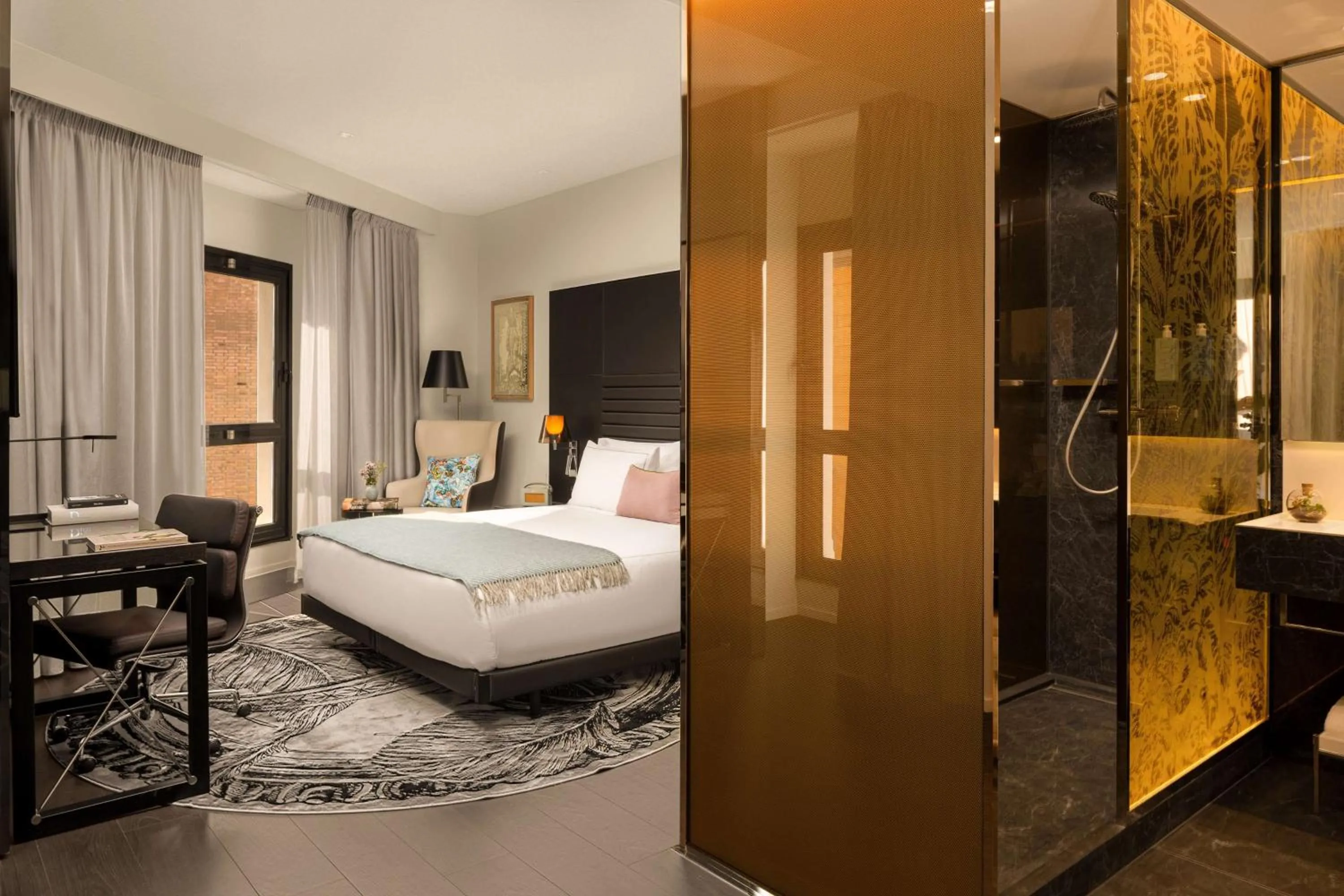 Bedroom, Bed in art'otel Rome Piazza Sallustio, Powered by Radisson Hotels