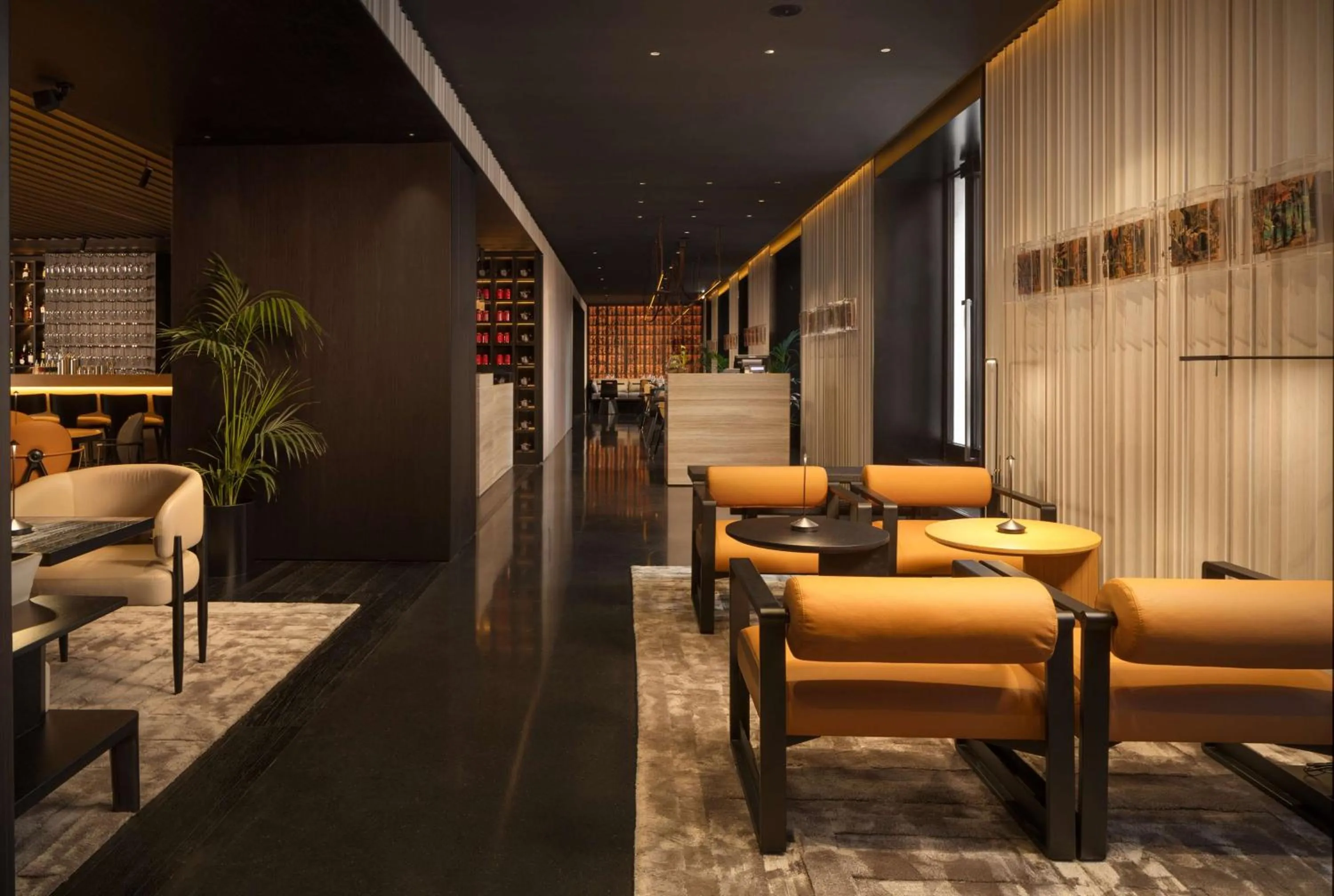 Lounge or bar in art'otel Rome Piazza Sallustio, Powered by Radisson Hotels