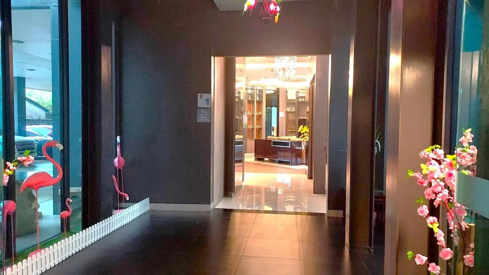 Property building in Nest n Rest Hotel