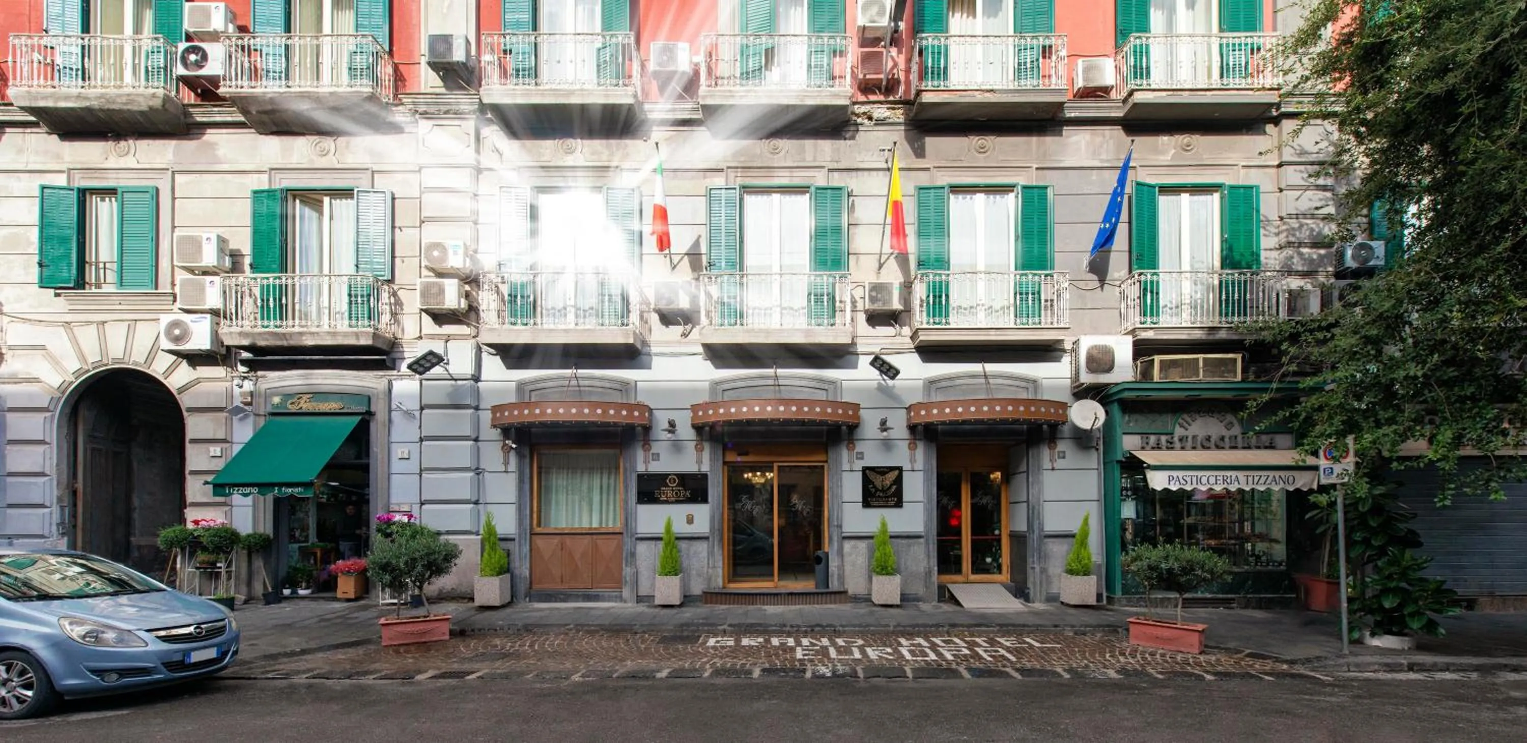 Property building in Grand Hotel Europa & Restaurant