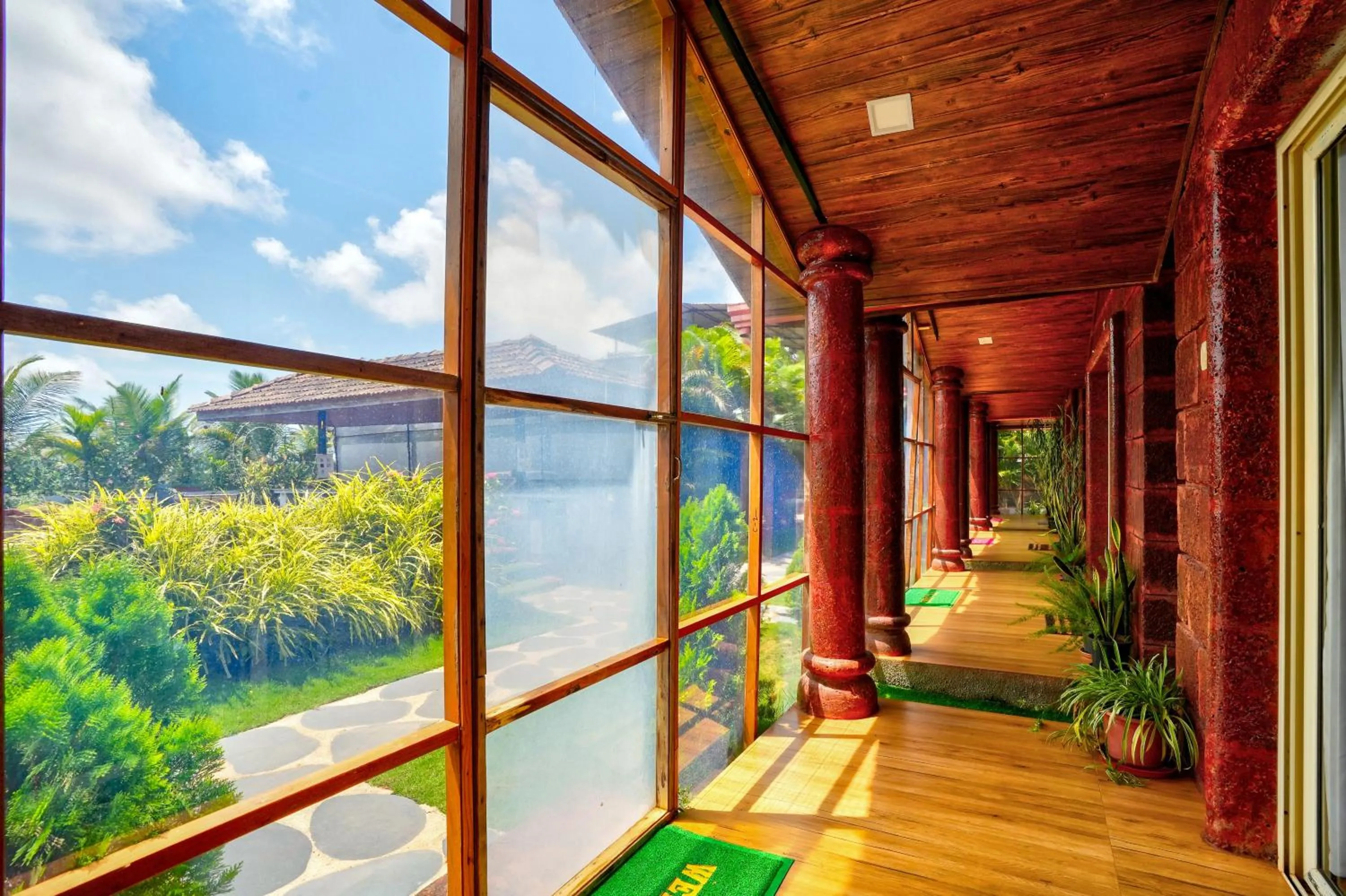 Balcony/Terrace in Rofinos Cottages