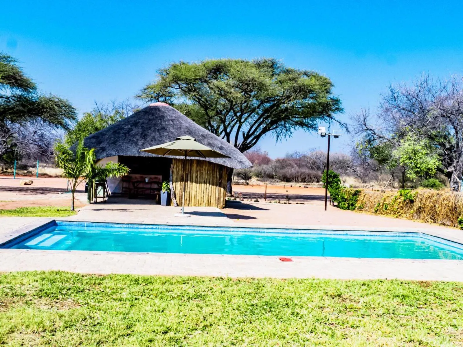 Pool view in Abenab Lodge & Tours cc