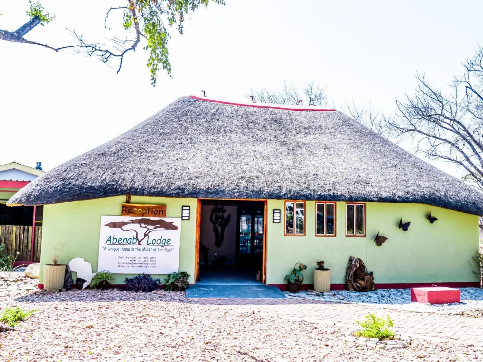 Facade/entrance in Abenab Lodge & Tours cc