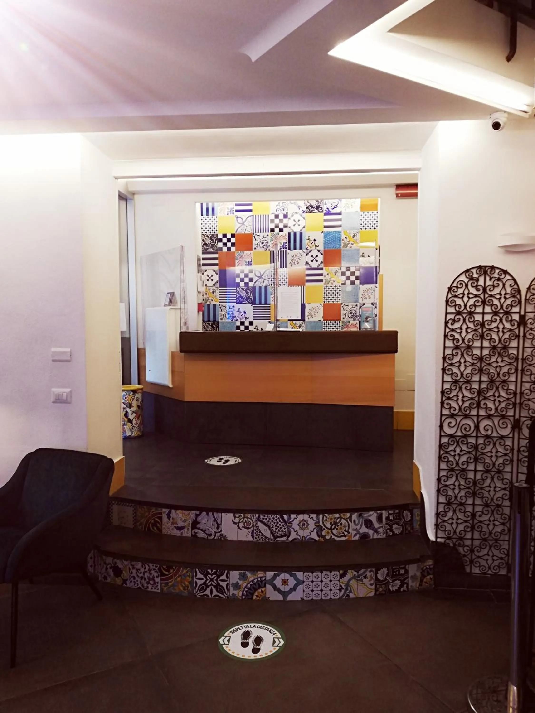 Lobby or reception in Airone Hotel